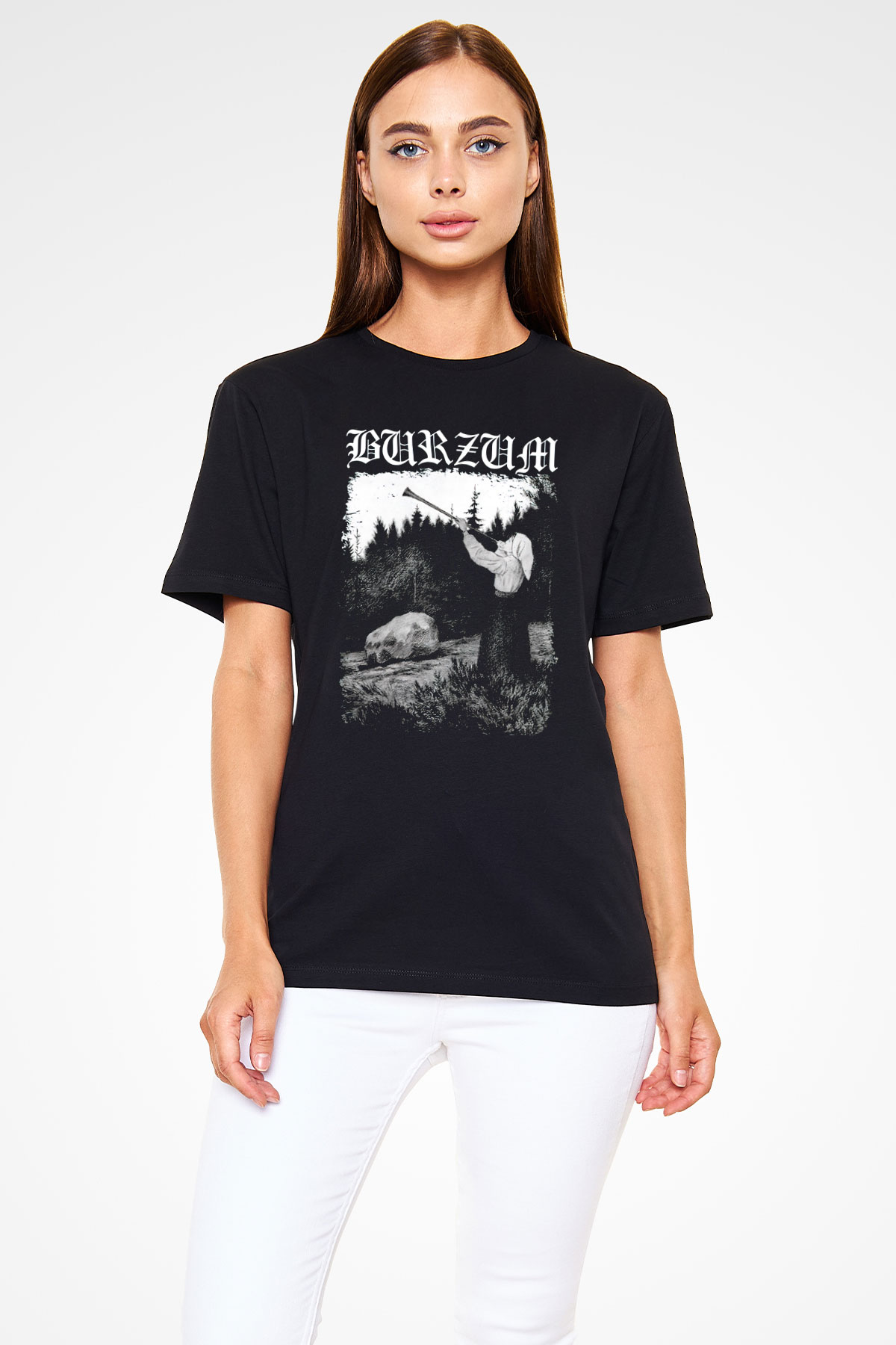 Burzum Siyah Unisex Tişört T-Shirt - TişörtFabrikası