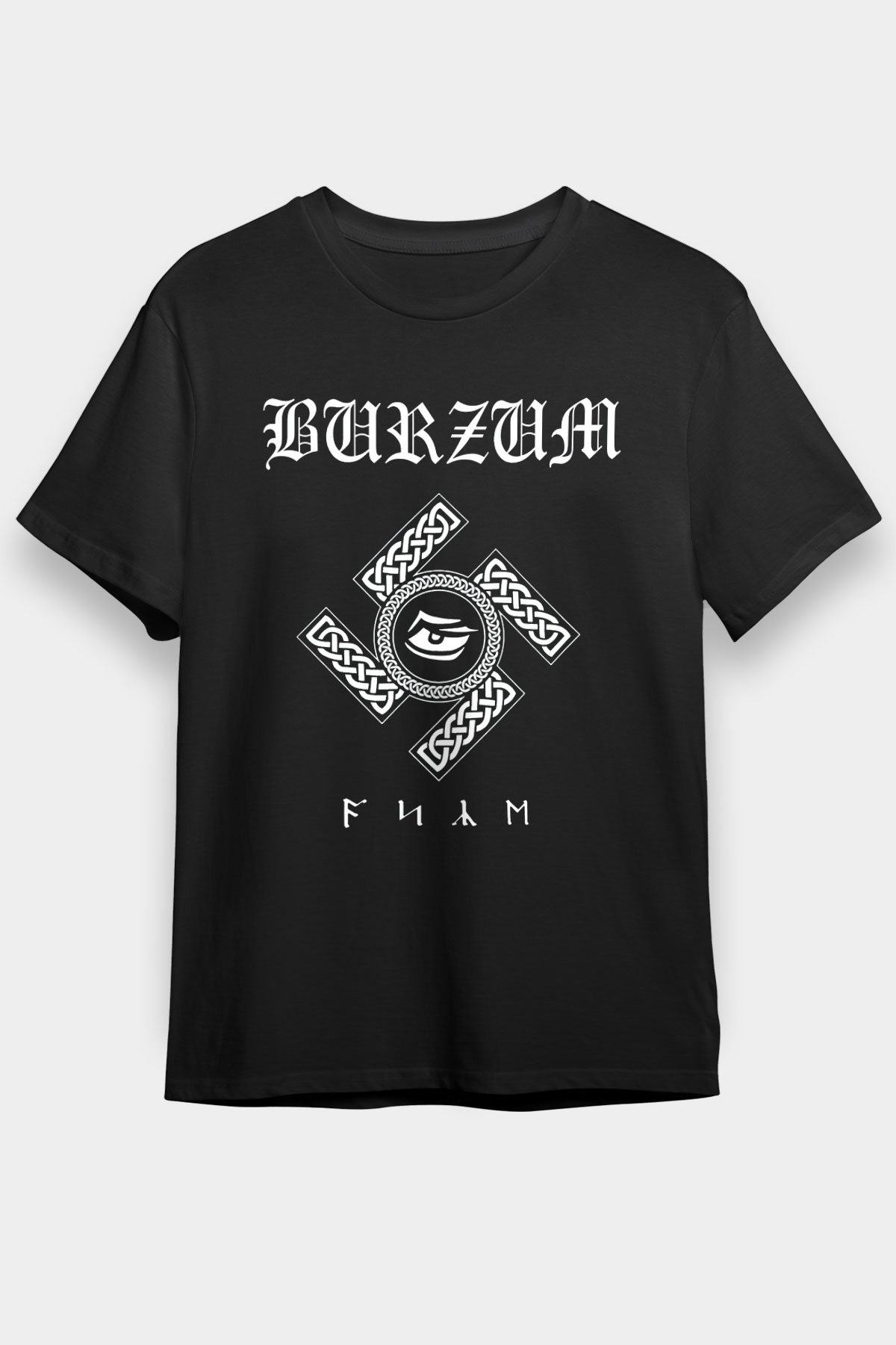 Burzum Siyah Unisex Tişört T-Shirt - TişörtFabrikası