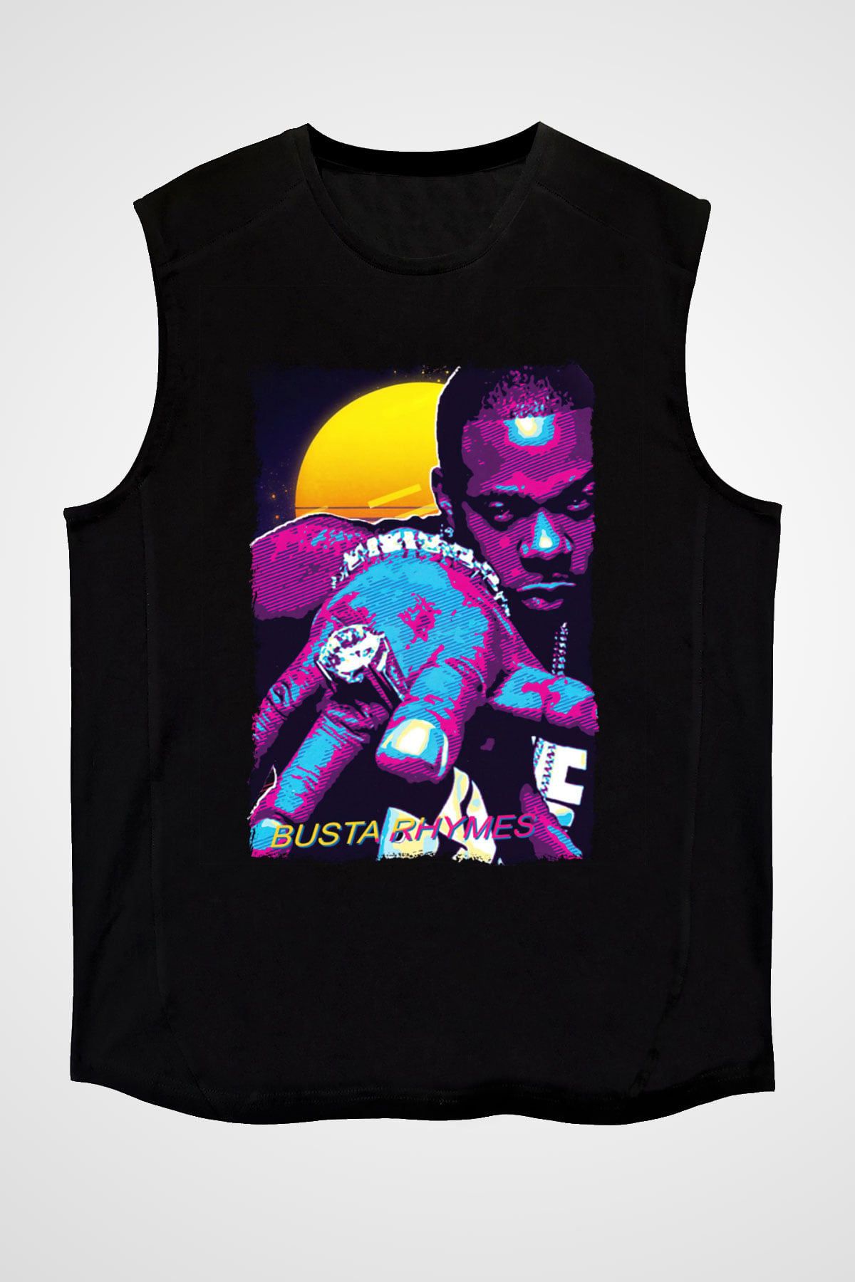 Busta Rhymes Siyah Unisex Kolsuz Tişört
