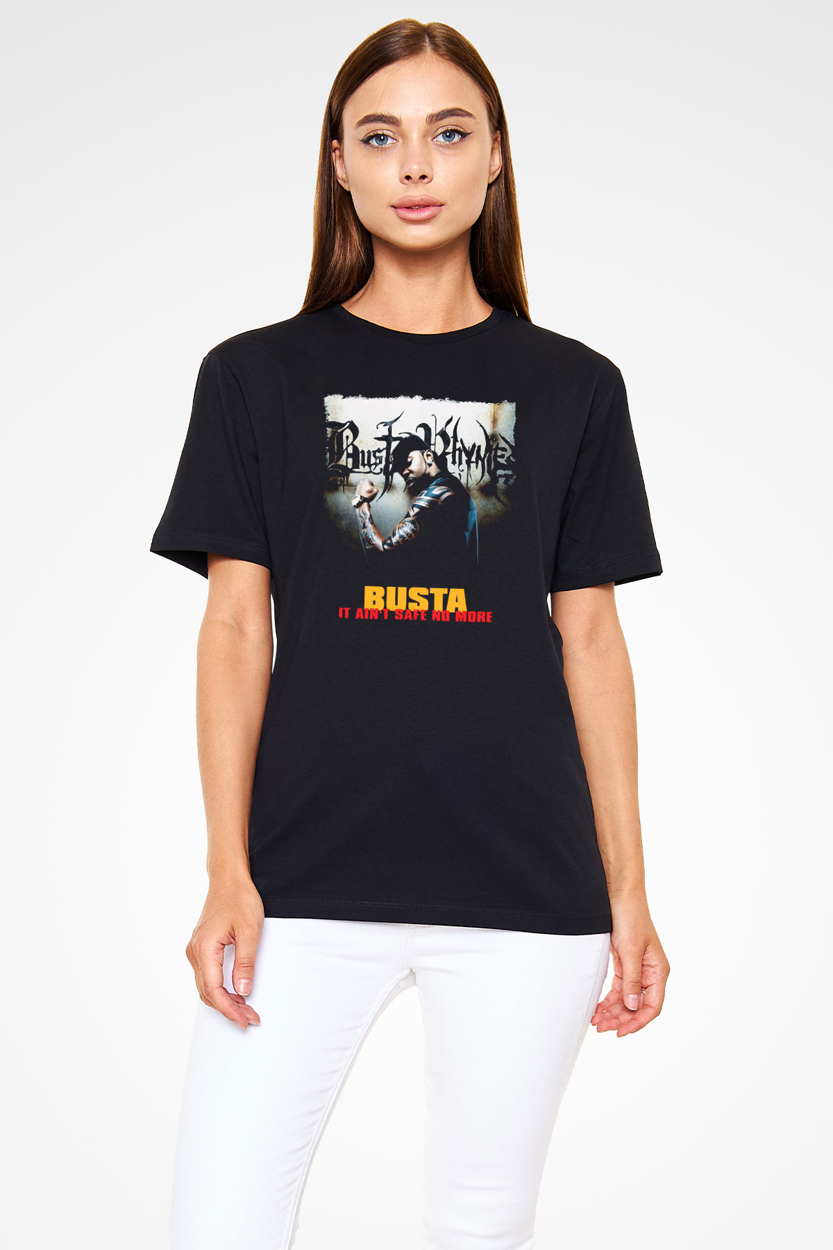 Busta Rhymes Siyah Unisex Tişört T-Shirt - TişörtFabrikası