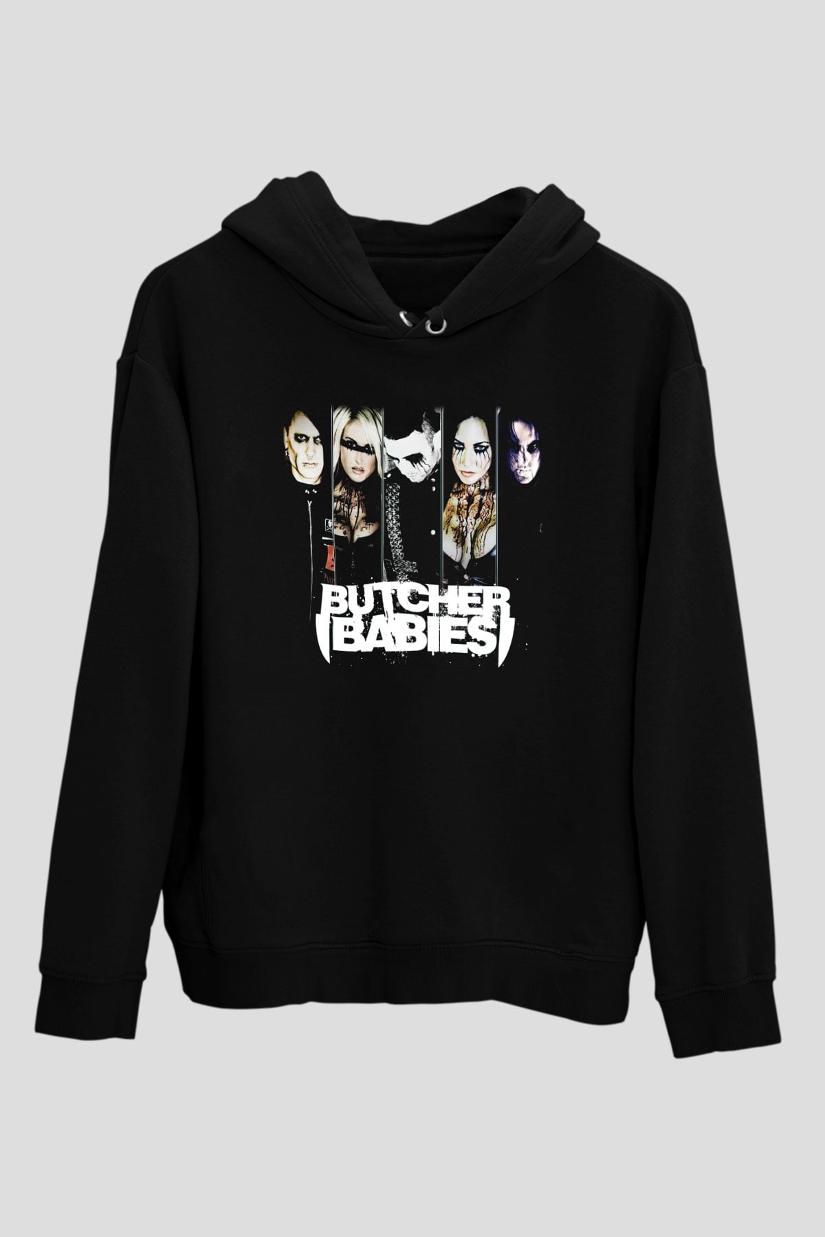 Butcher Babies Siyah Unisex Hoodie