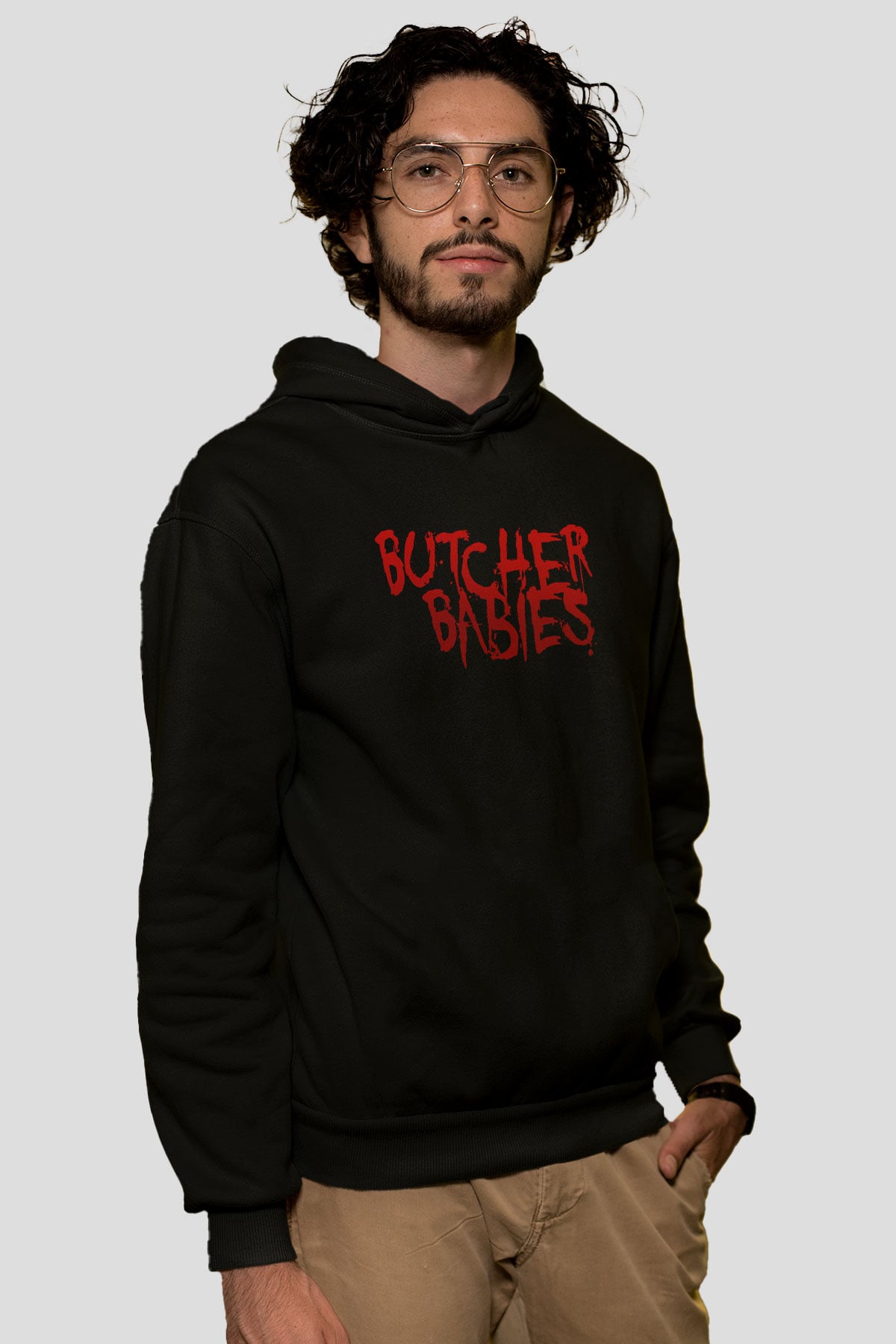 Butcher Babies Siyah Unisex Kapüşonlu Sweatshirt