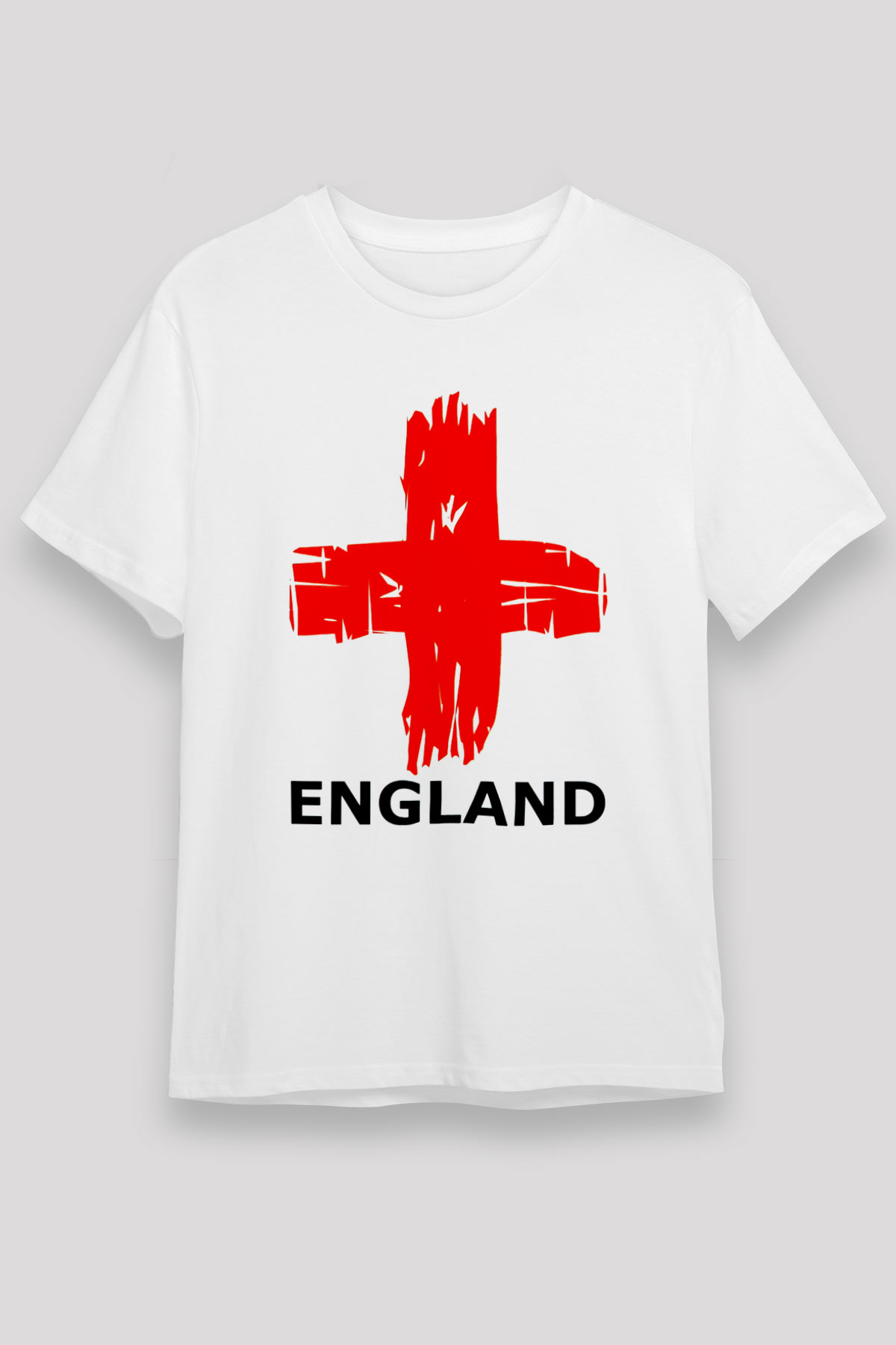Büyük Britanya Beyaz Unisex Tişört T-Shirt - TişörtFabrikası
