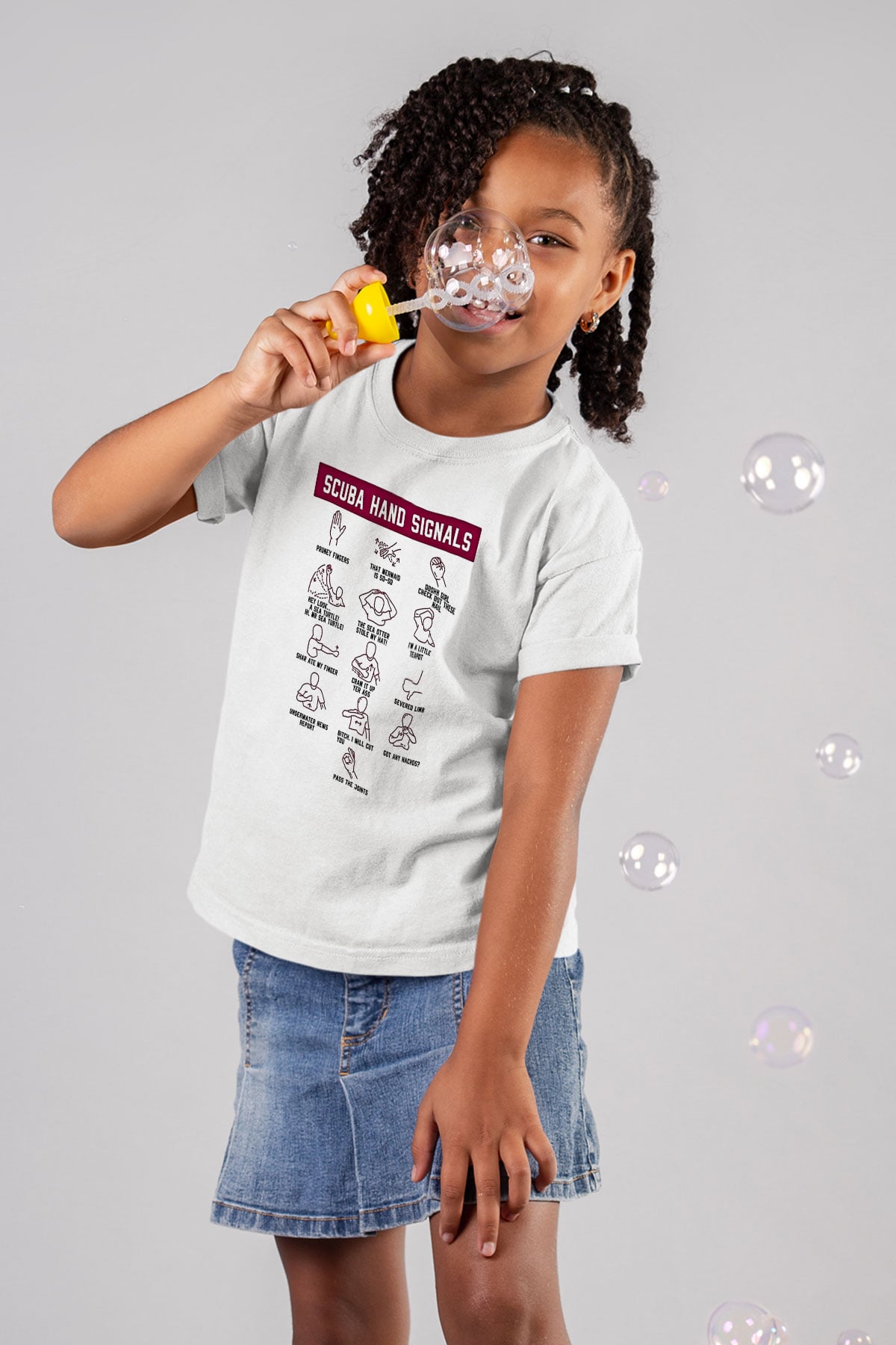 Buz Hokeyi Baskılı Unisex Beyaz Çocuk Tişört - Tshirt