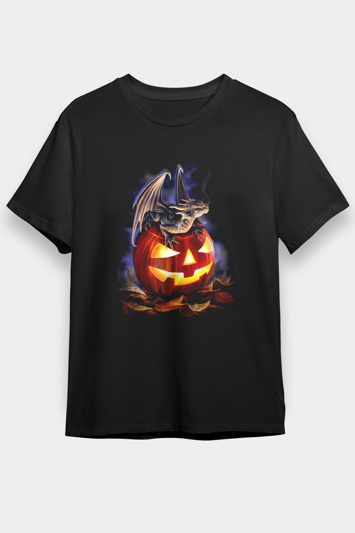 Cadılar Bayramı-Halloween Siyah Unisex Tişört T-Shirt - TişörtFabrikası