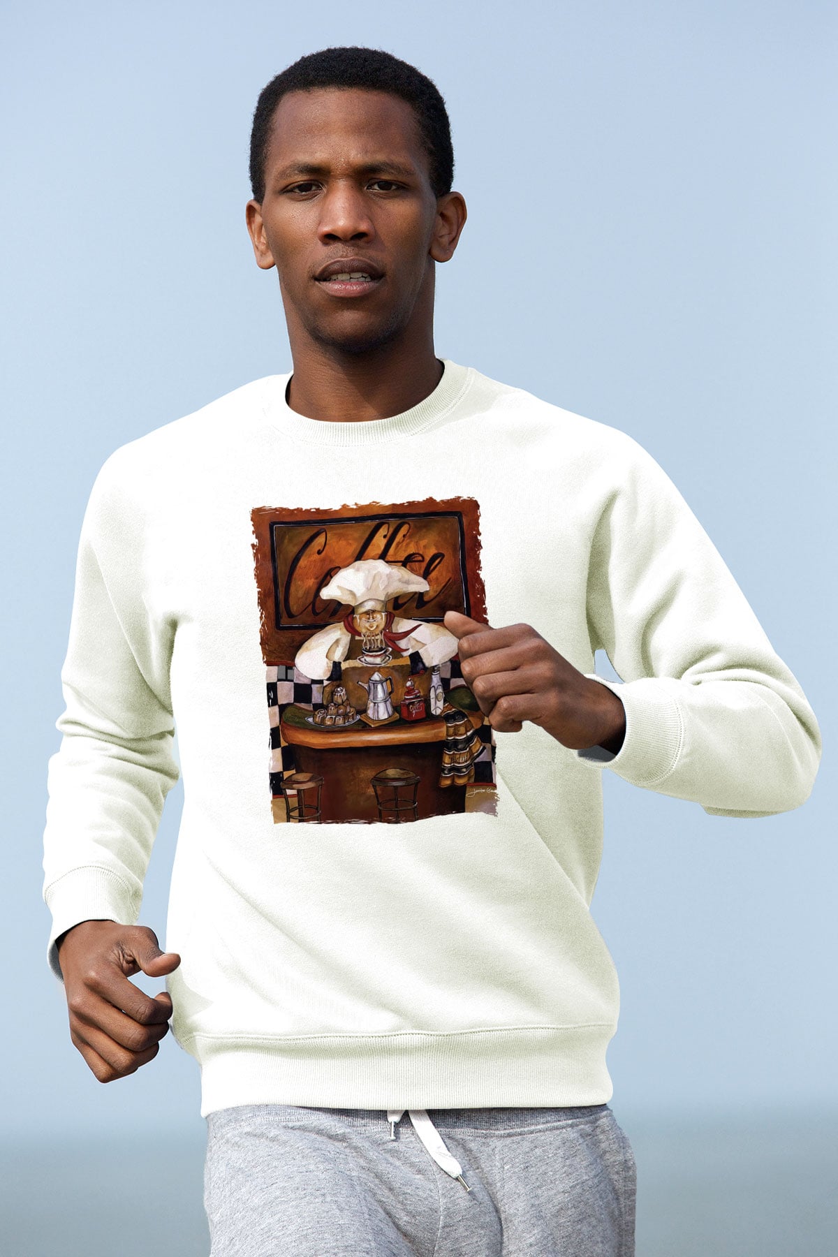 Cafe Beyaz Unisex Sweatshirt