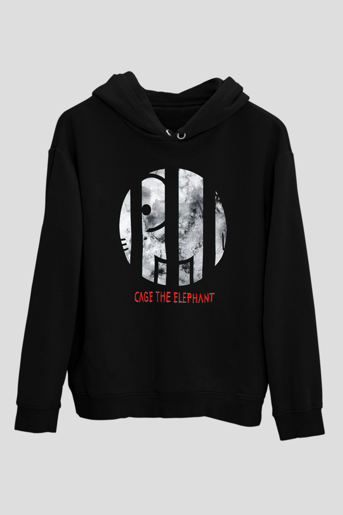 Cage the Elephant Siyah Unisex Hoodie