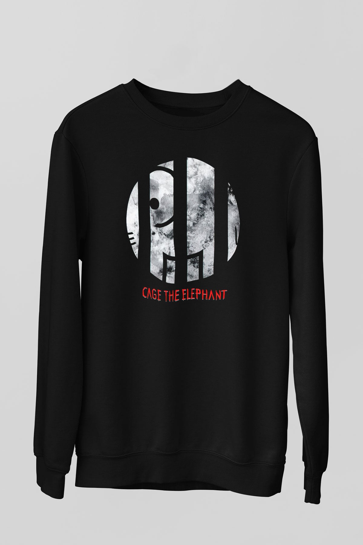 Cage the Elephant Siyah Unisex Sweatshirt