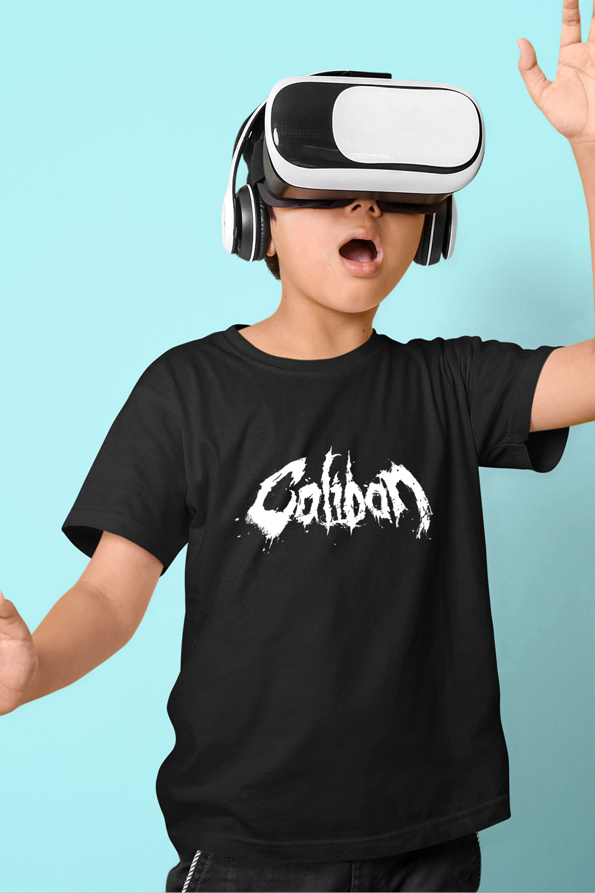 Caliban Siyah Unisex Çocuk Tişört