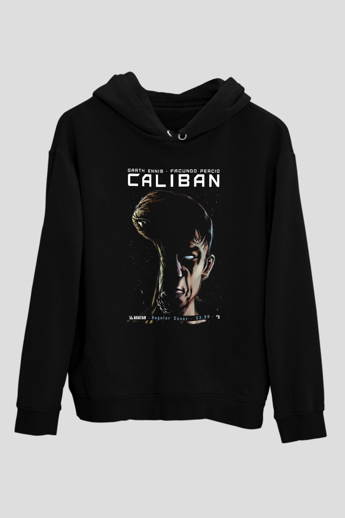 Caliban Siyah Unisex Kapüşonlu Sweatshirt