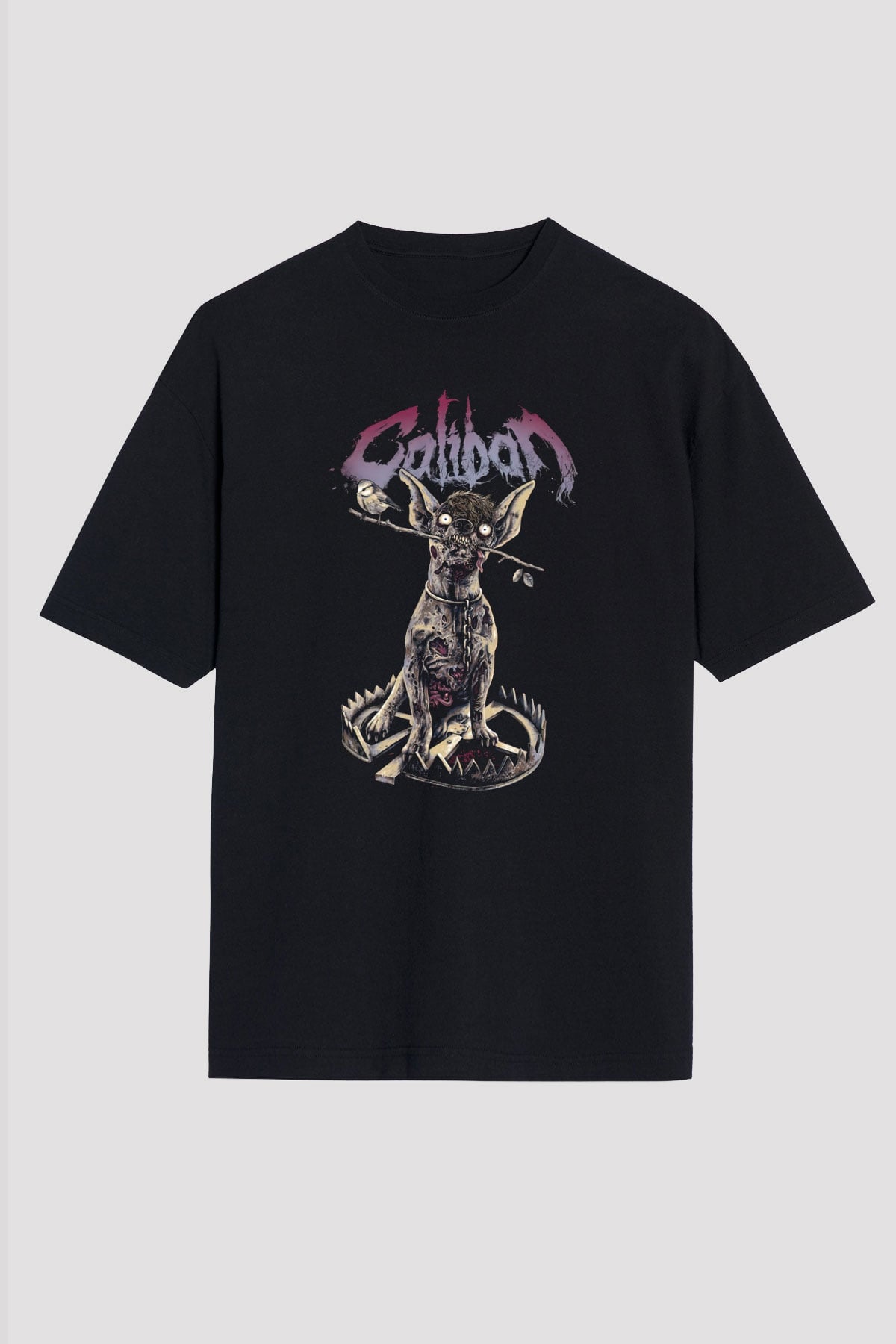 Caliban Siyah Oversize Tişört Oversize T-shirt - TişörtFabrikası