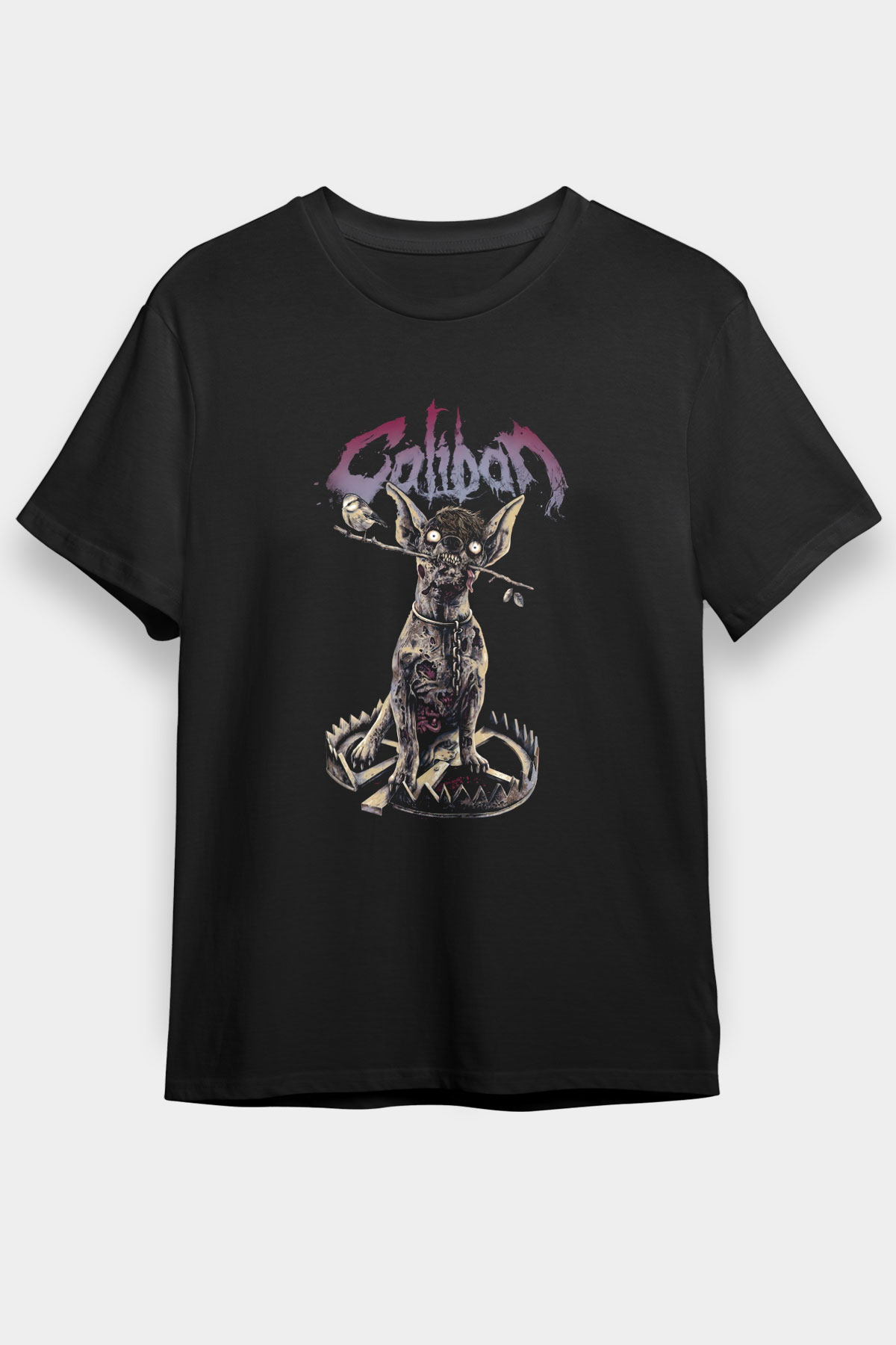 Caliban Siyah Unisex Tişört T-Shirt - TişörtFabrikası