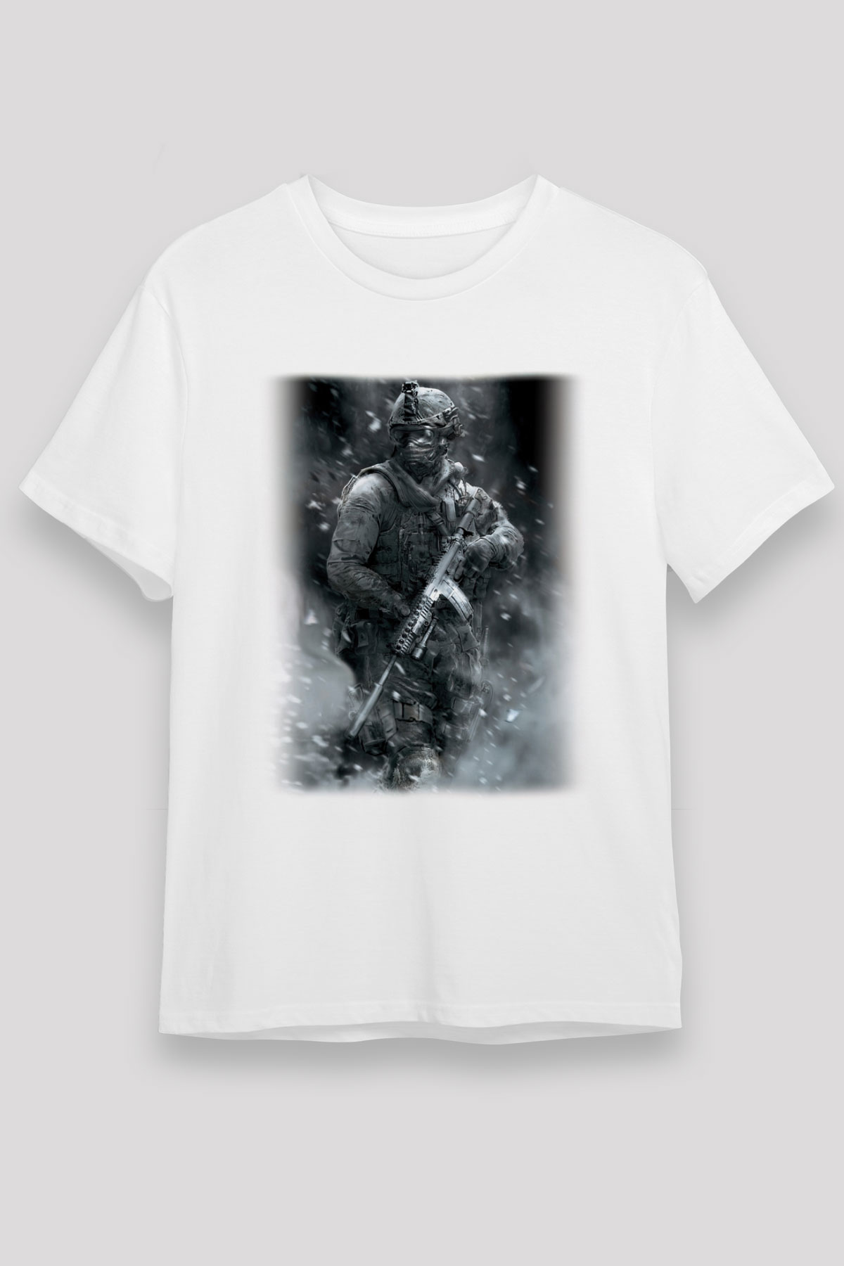 Call of Duty Beyaz Unisex Tişört T-Shirt
