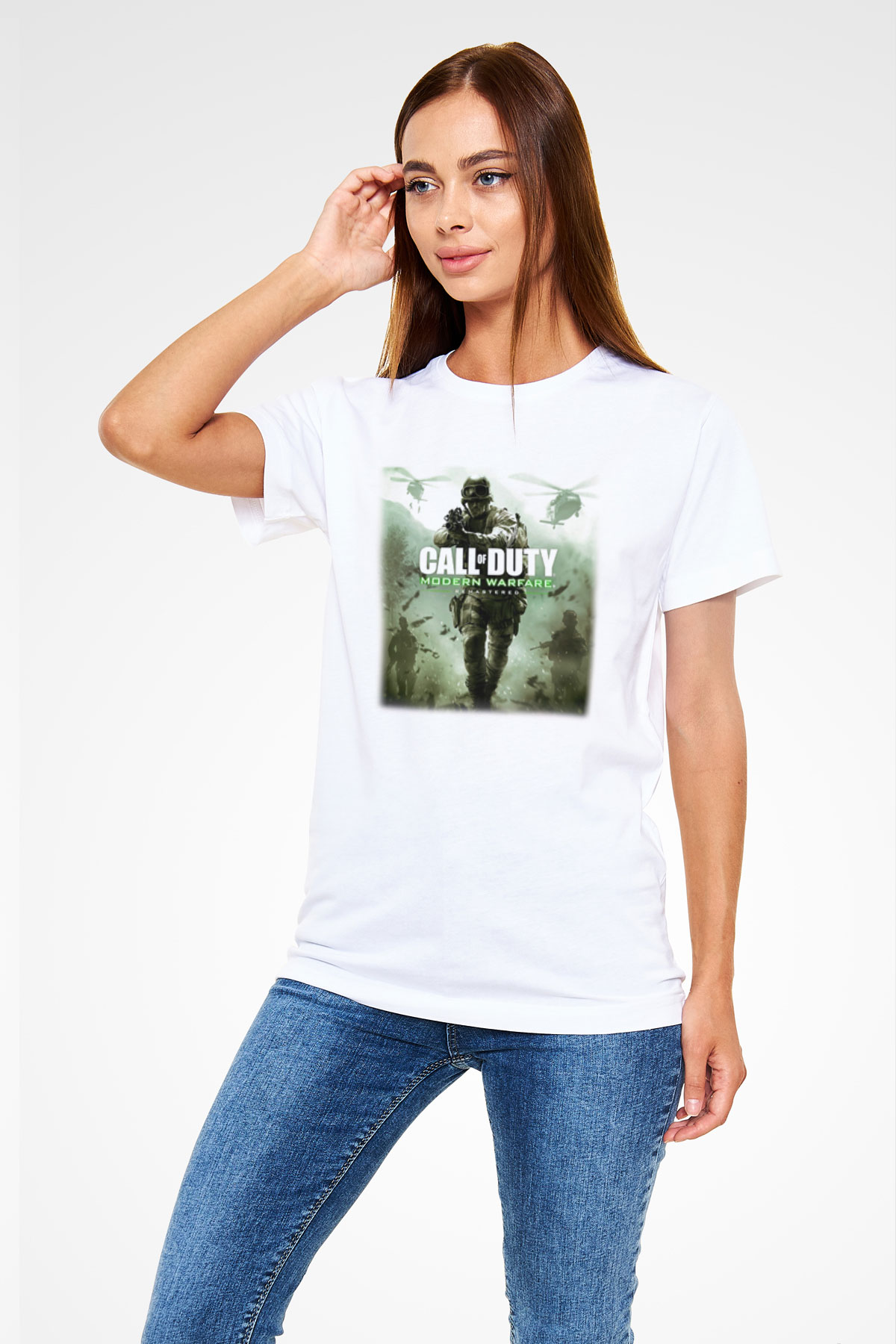 Call of Duty Beyaz Unisex Tişört T-Shirt