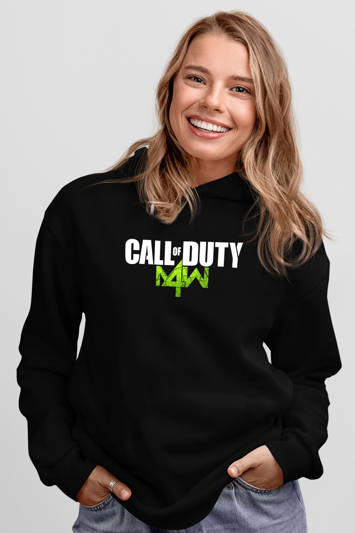 Call of Duty Siyah Unisex Hoodie