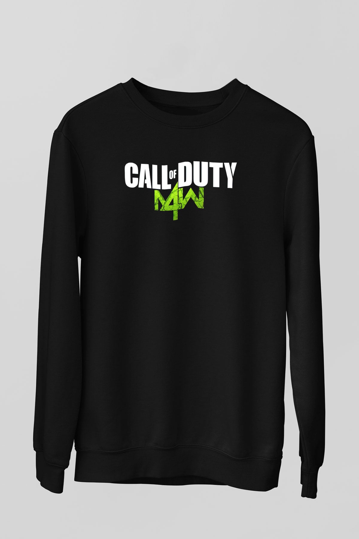 Call of Duty Siyah Unisex Sweatshirt