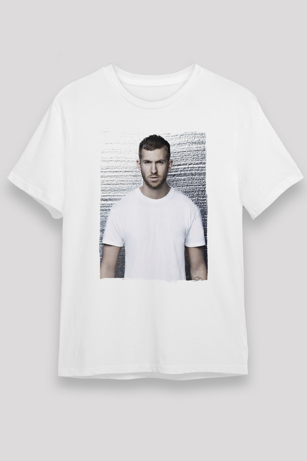Calvin Harris Beyaz Unisex Tişört T-Shirt - TişörtFabrikası
