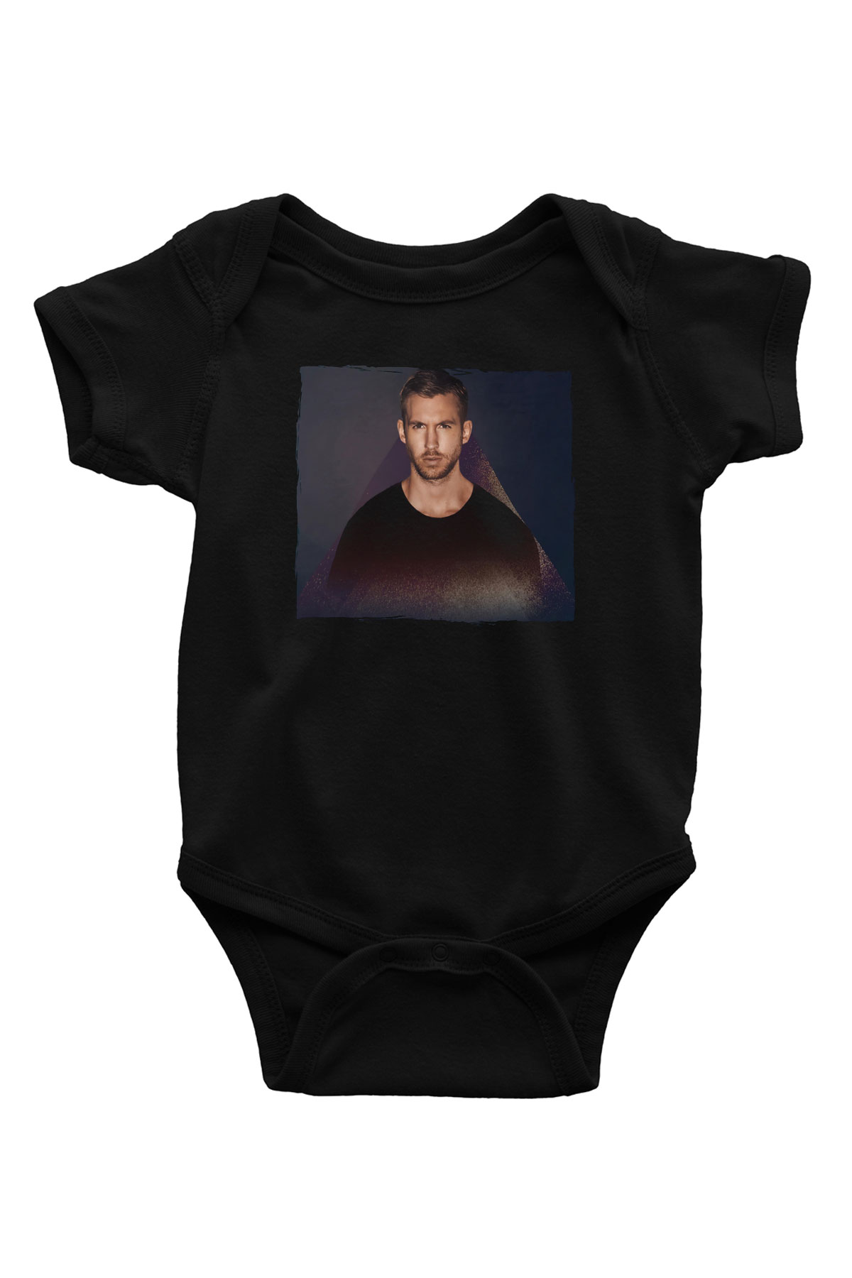 Calvin Harris Siyah Bebek Body - Zıbın