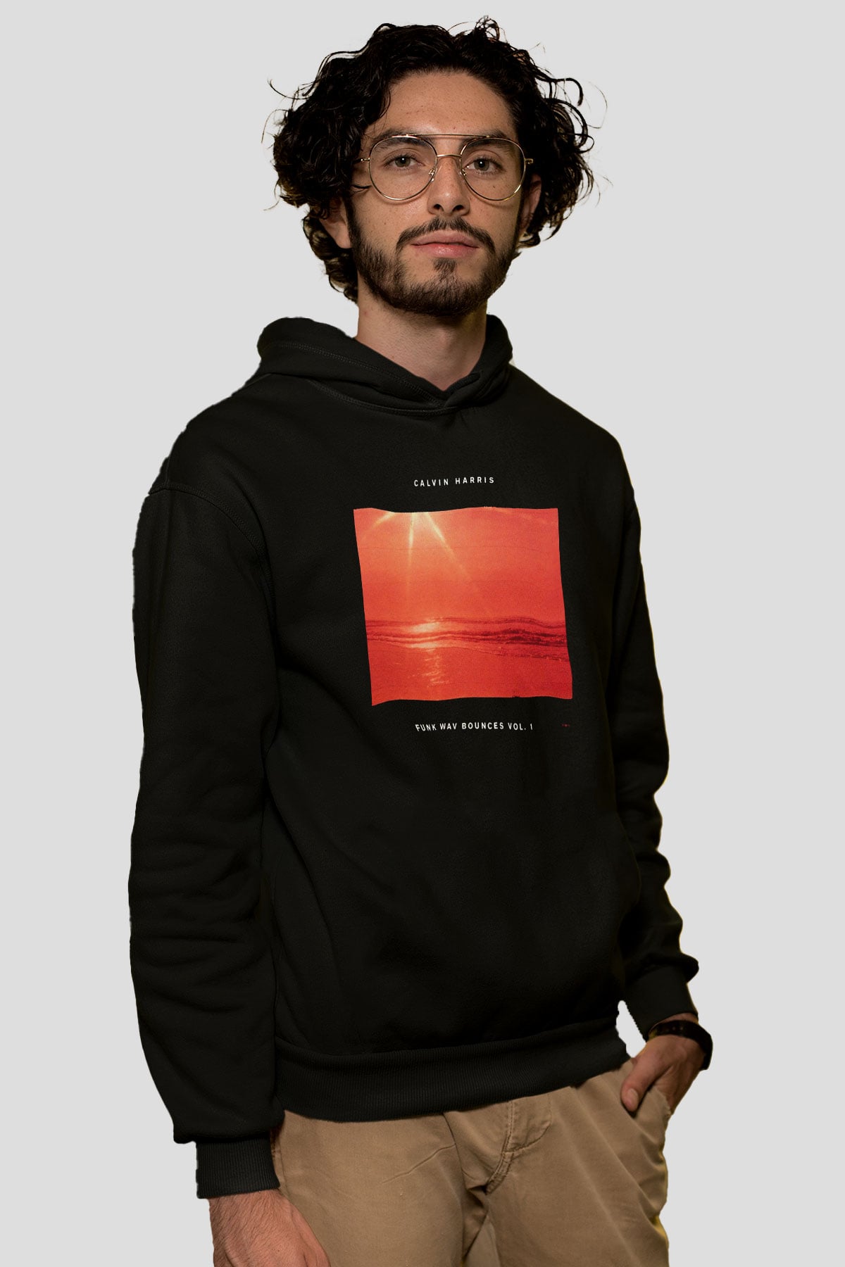Calvin Harris Siyah Unisex Hoodie