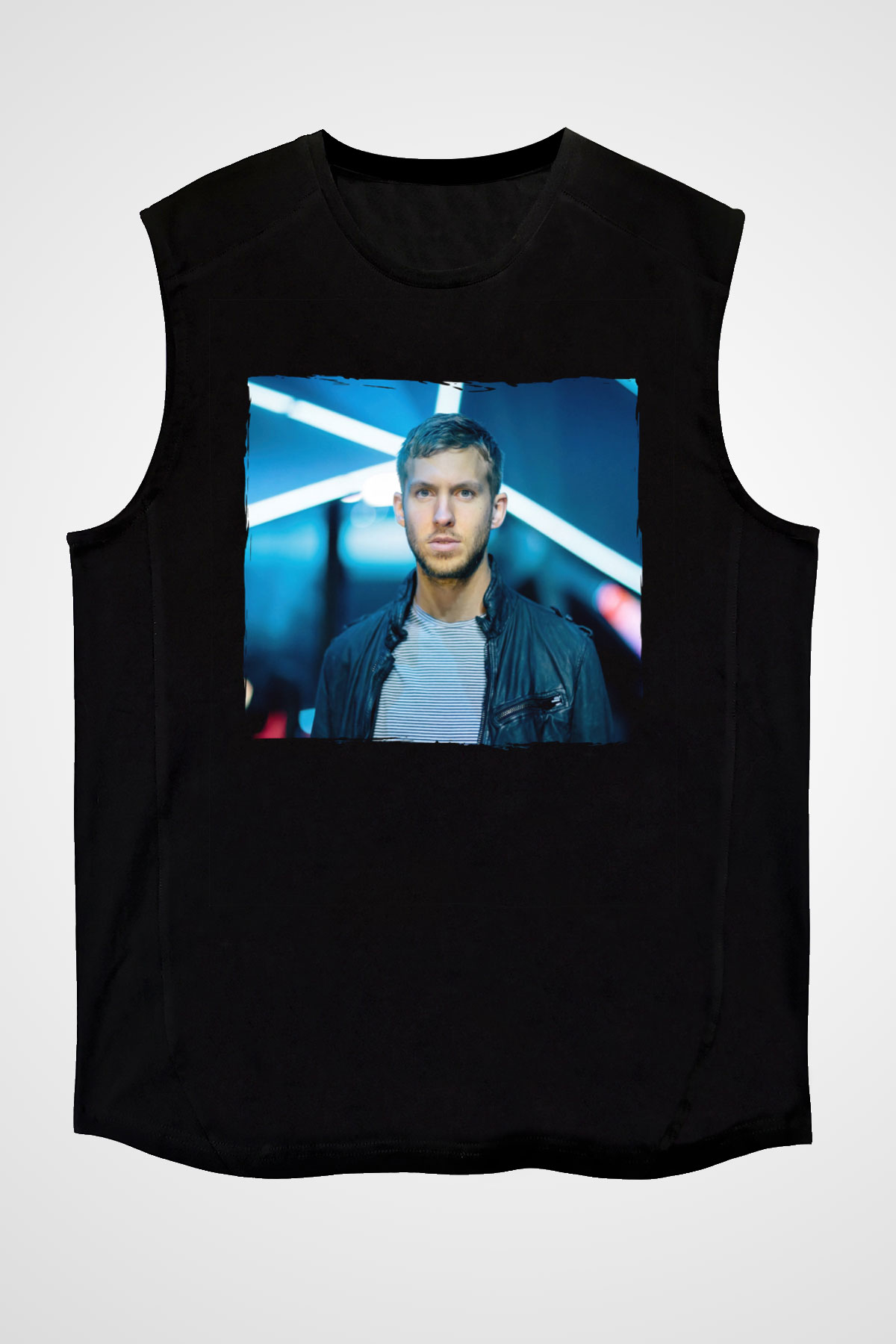 Calvin Harris Siyah Unisex Kolsuz Tişört