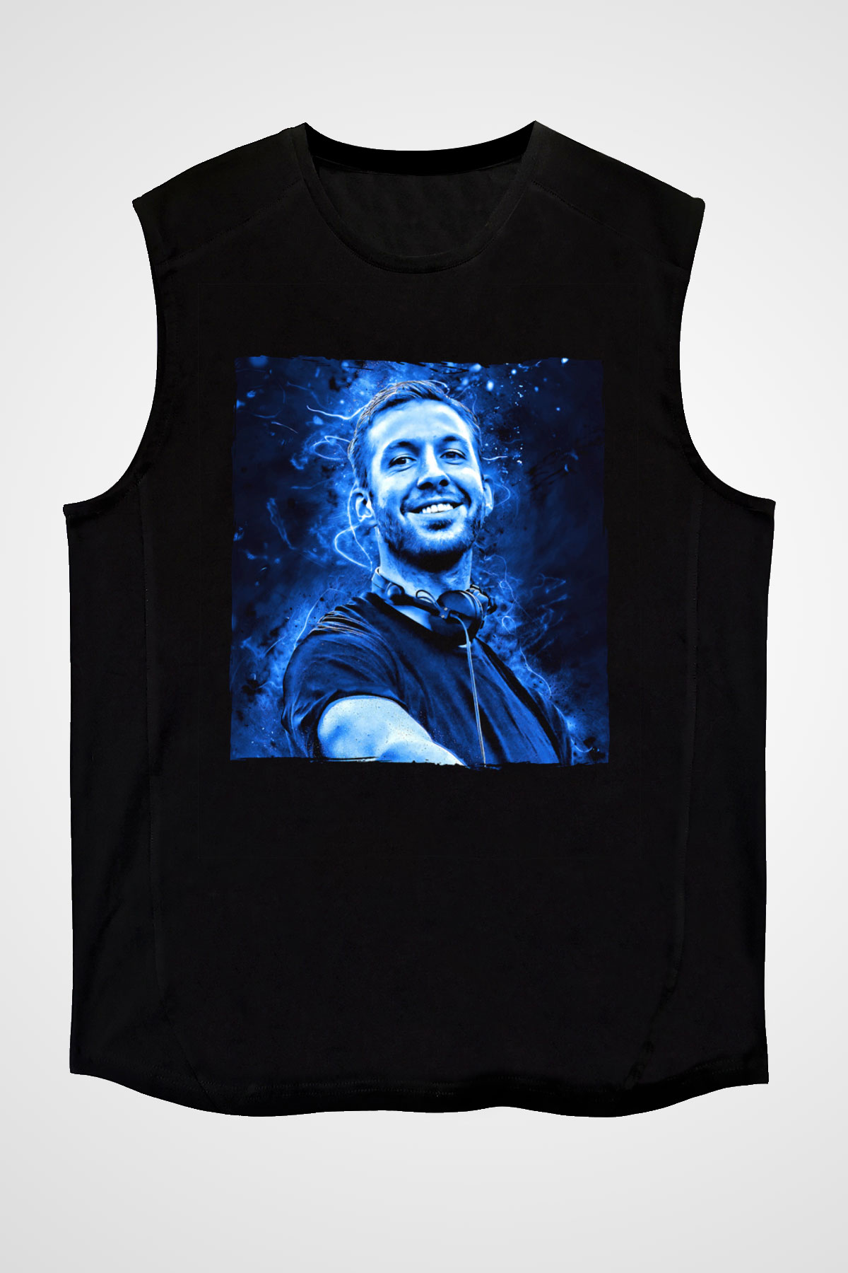Calvin Harris Siyah Unisex Kolsuz Tişört