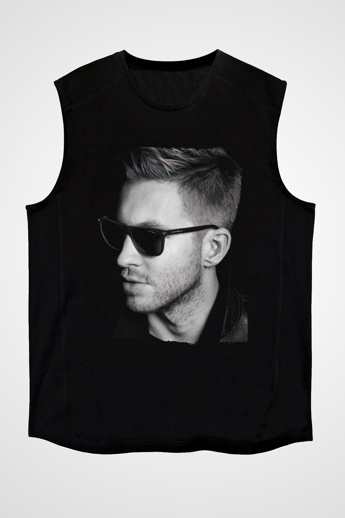 Calvin Harris Siyah Unisex Kolsuz Tişört