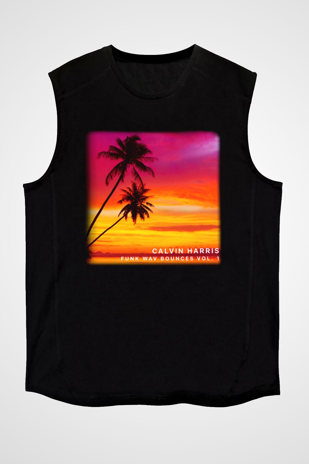 Calvin Harris Siyah Unisex Kolsuz Tişört