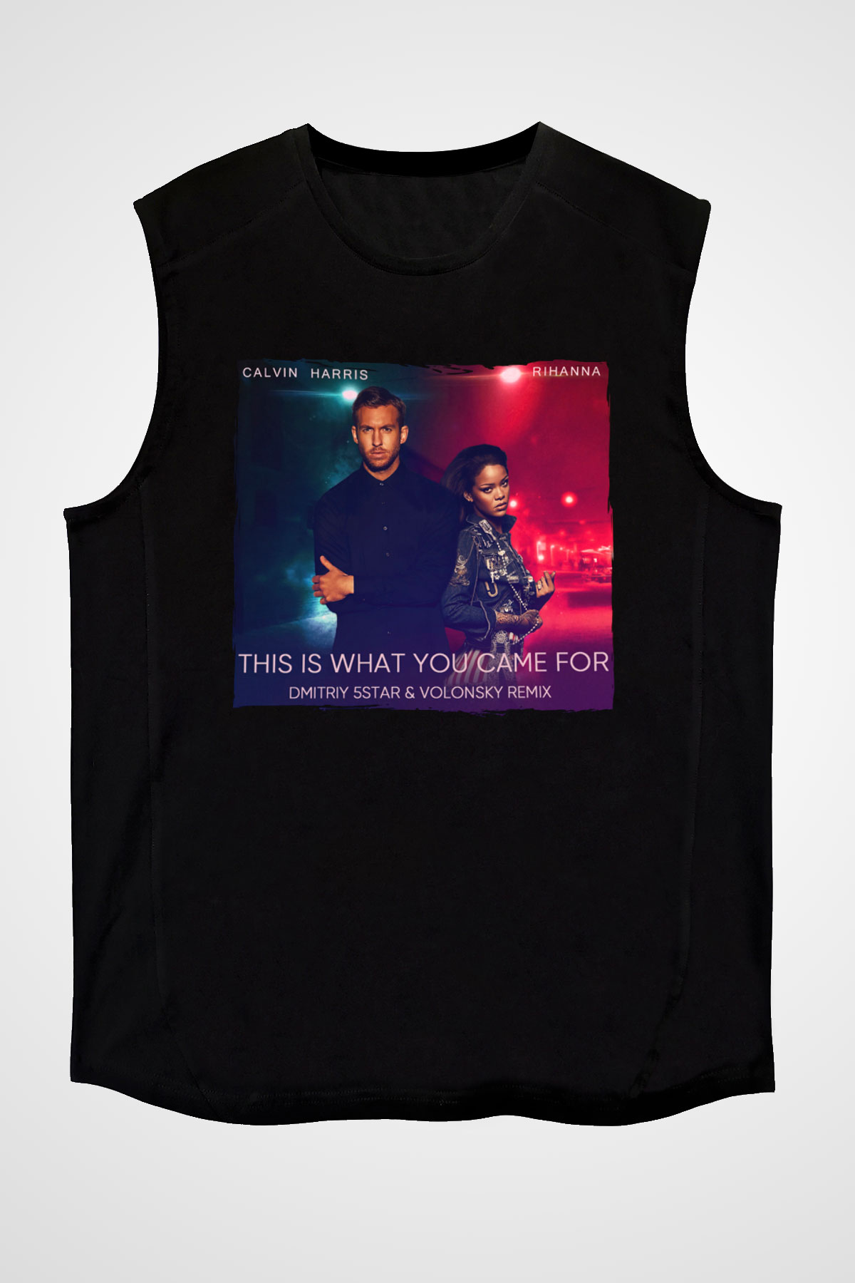 Calvin Harris Siyah Unisex Kolsuz Tişört