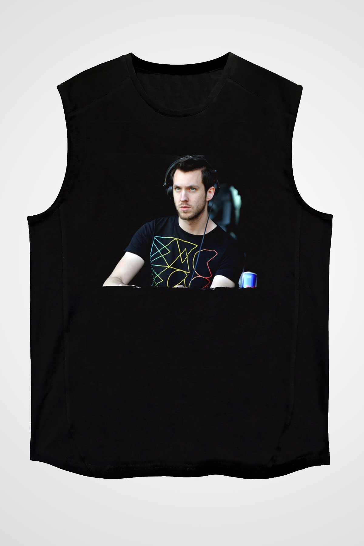 Calvin Harris Siyah Unisex Kolsuz Tişört