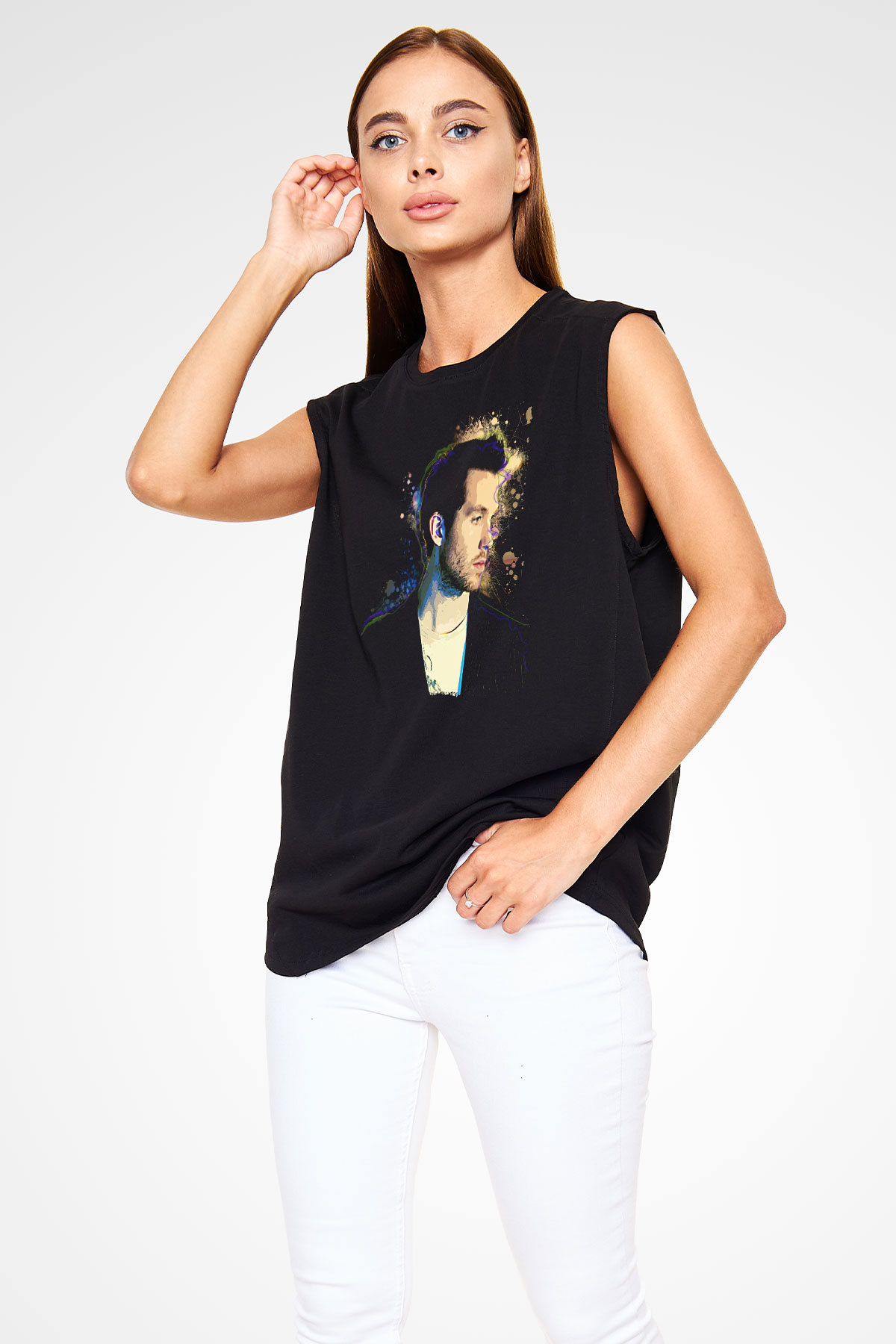 Calvin Harris Siyah Unisex Kolsuz Tişört