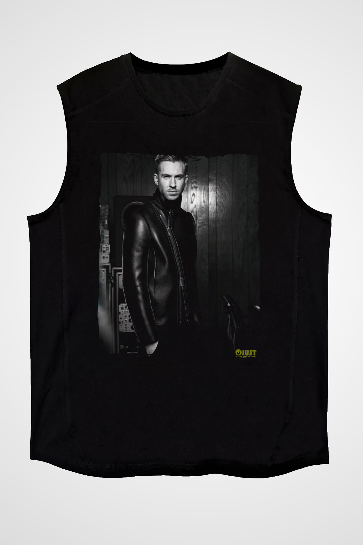 Calvin Harris Siyah Unisex Kolsuz Tişört