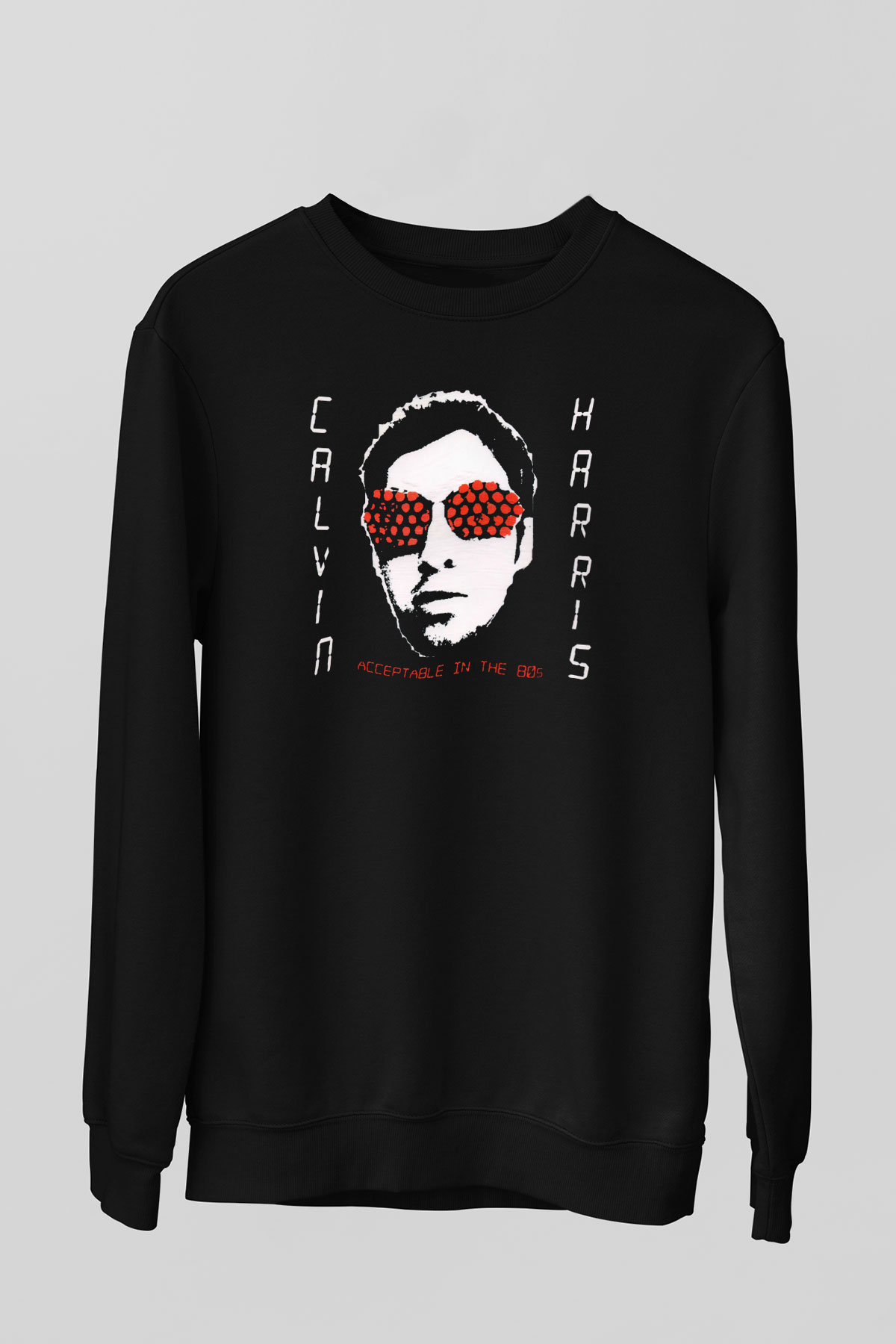 Calvin Harris Siyah Unisex Sweatshirt