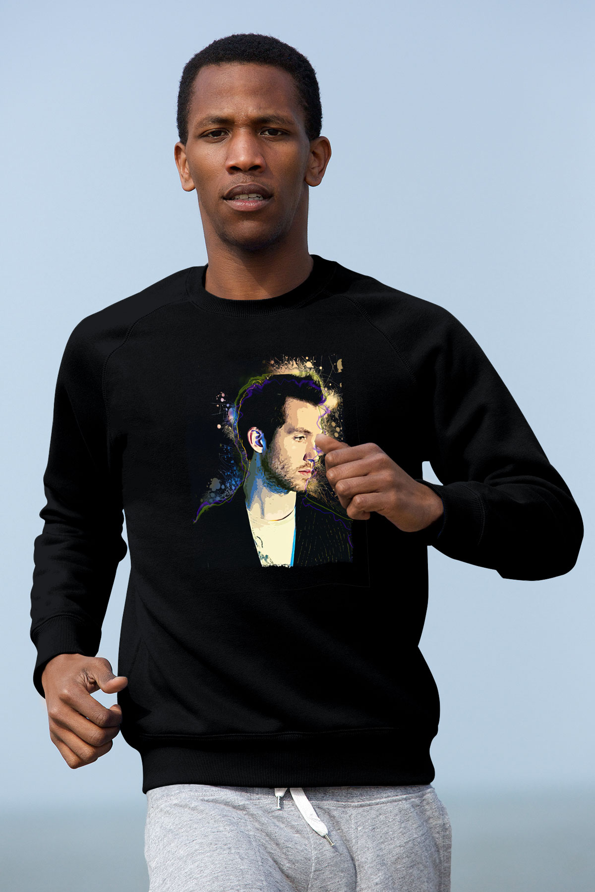 Calvin Harris Siyah Unisex Sweatshirt
