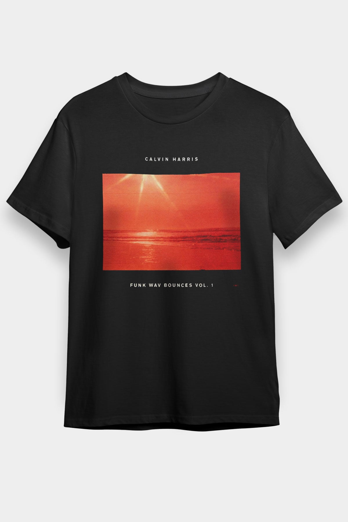 Calvin Harris Siyah Unisex Tişört T-Shirt - TişörtFabrikası