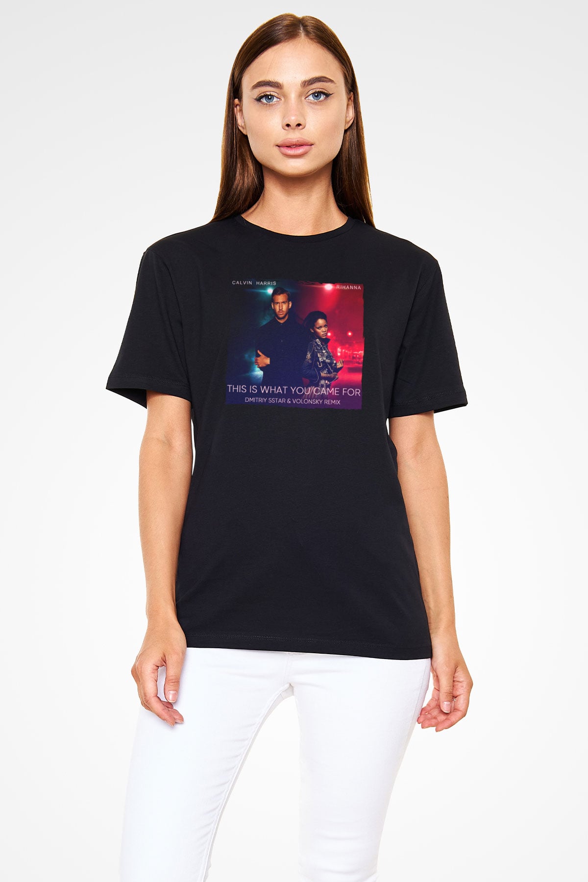 Calvin Harris Siyah Unisex Tişört T-Shirt - TişörtFabrikası