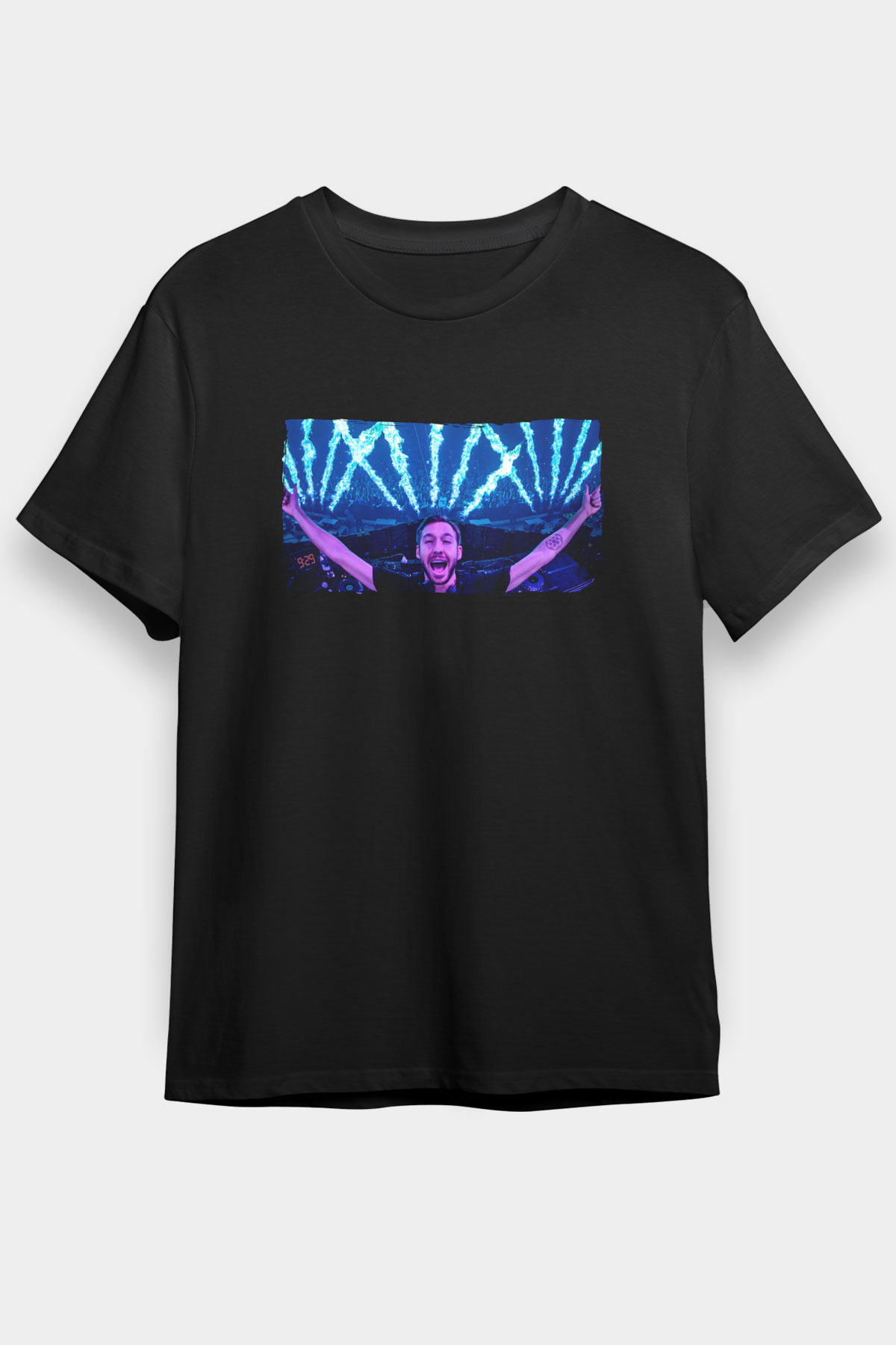 Calvin Harris Siyah Unisex Tişört T-Shirt - TişörtFabrikası