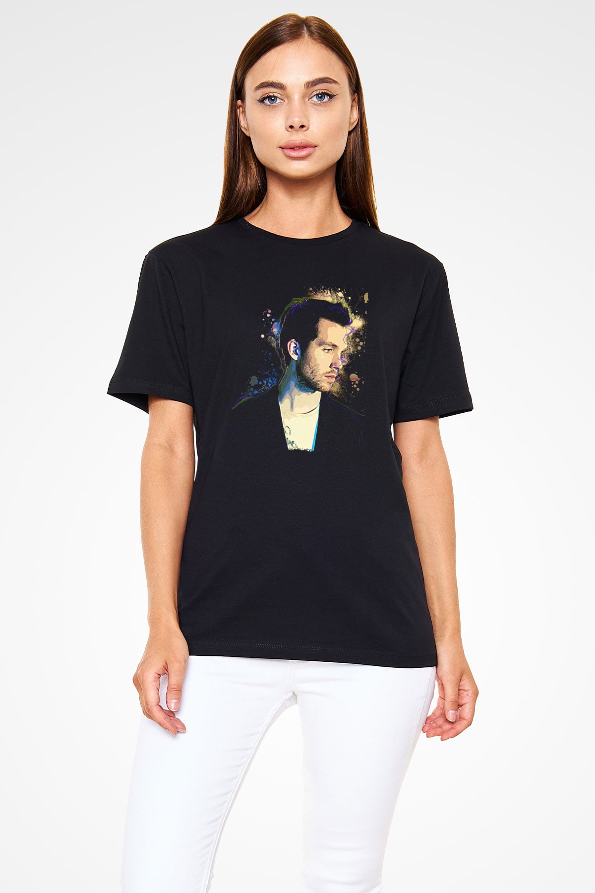 Calvin Harris Siyah Unisex Tişört T-Shirt - TişörtFabrikası