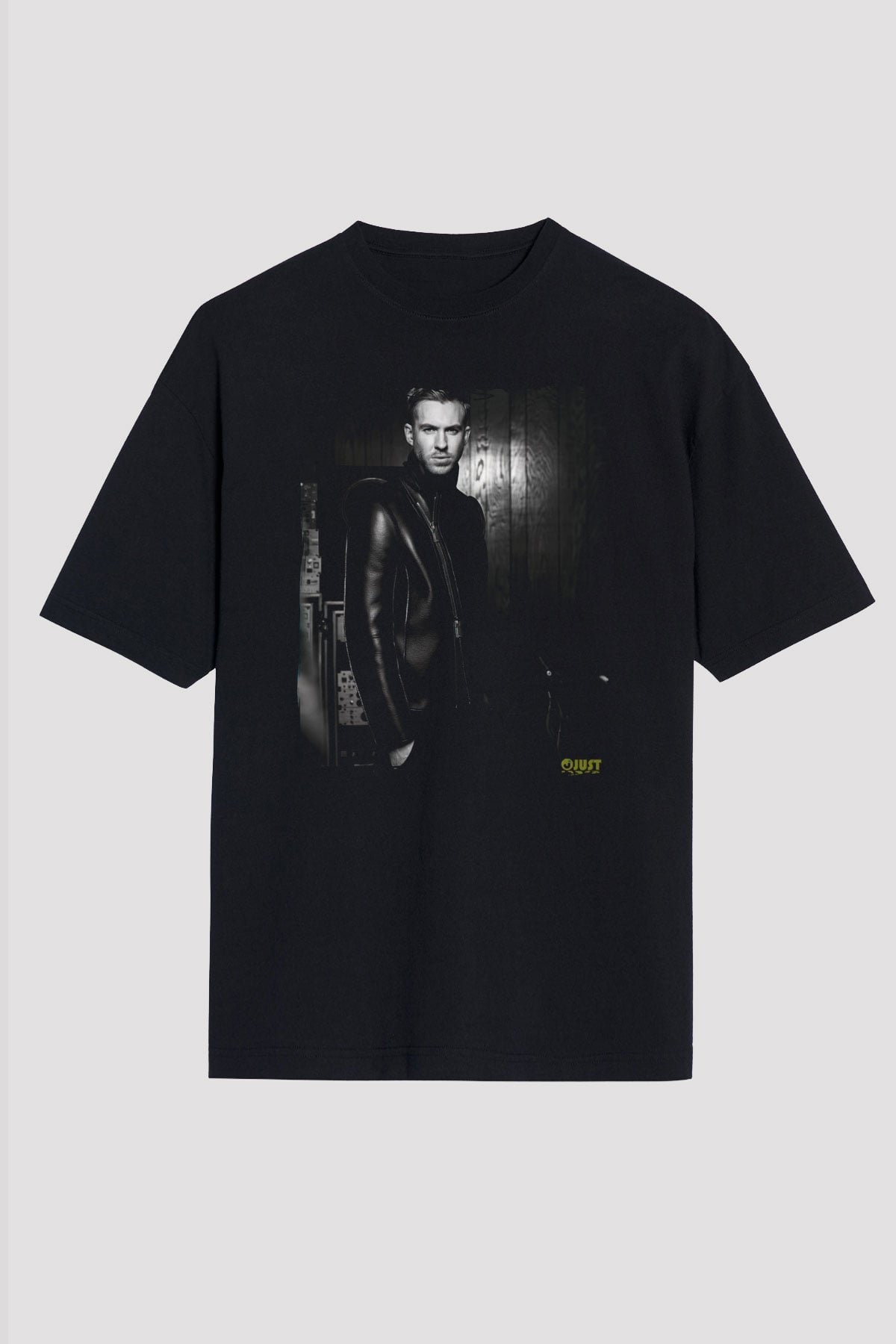 Calvin Harris Siyah Oversize Tişört Oversize T-shirt - TişörtFabrikası