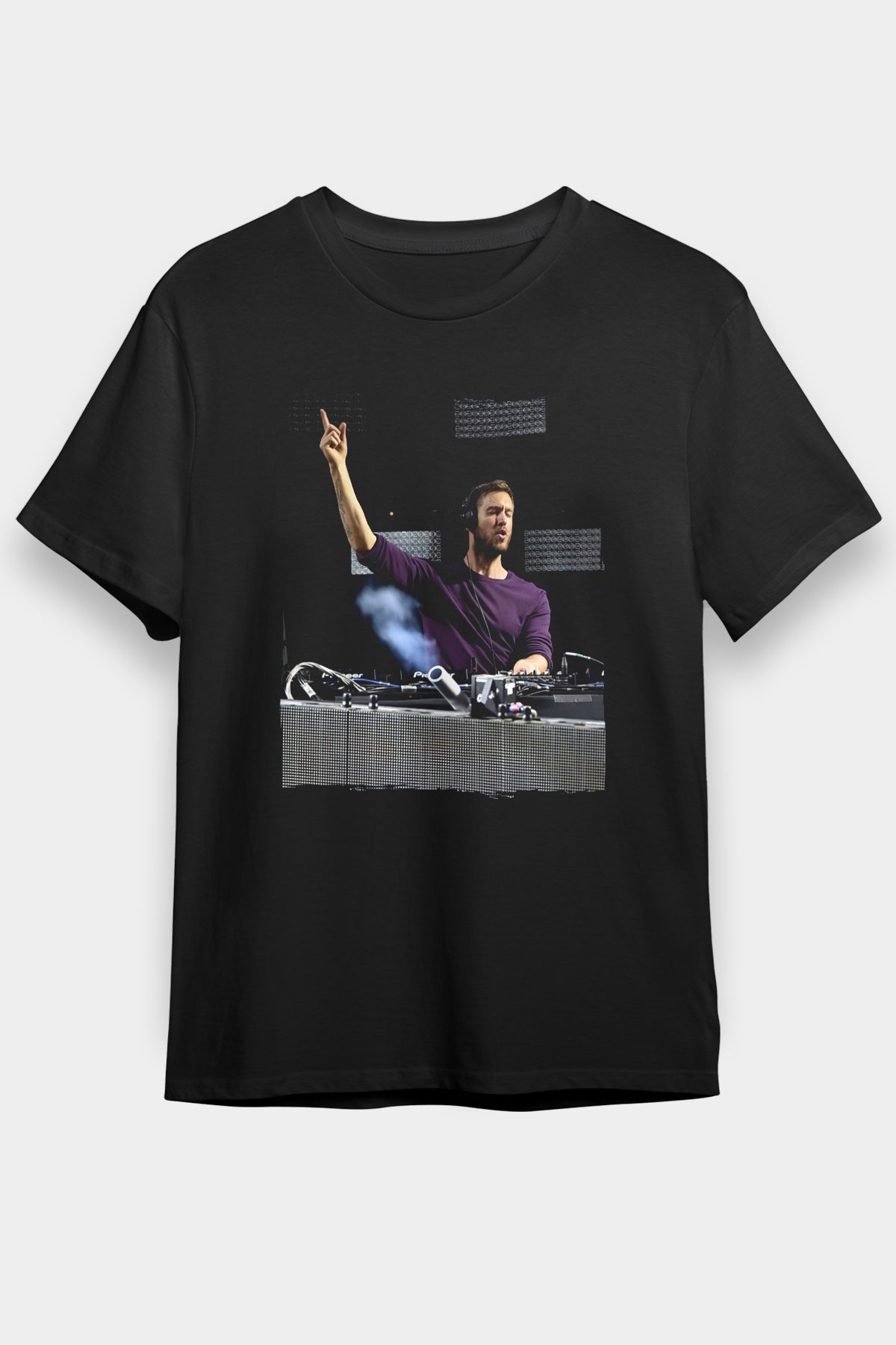 Calvin Harris Siyah Unisex Tişört T-Shirt - TişörtFabrikası