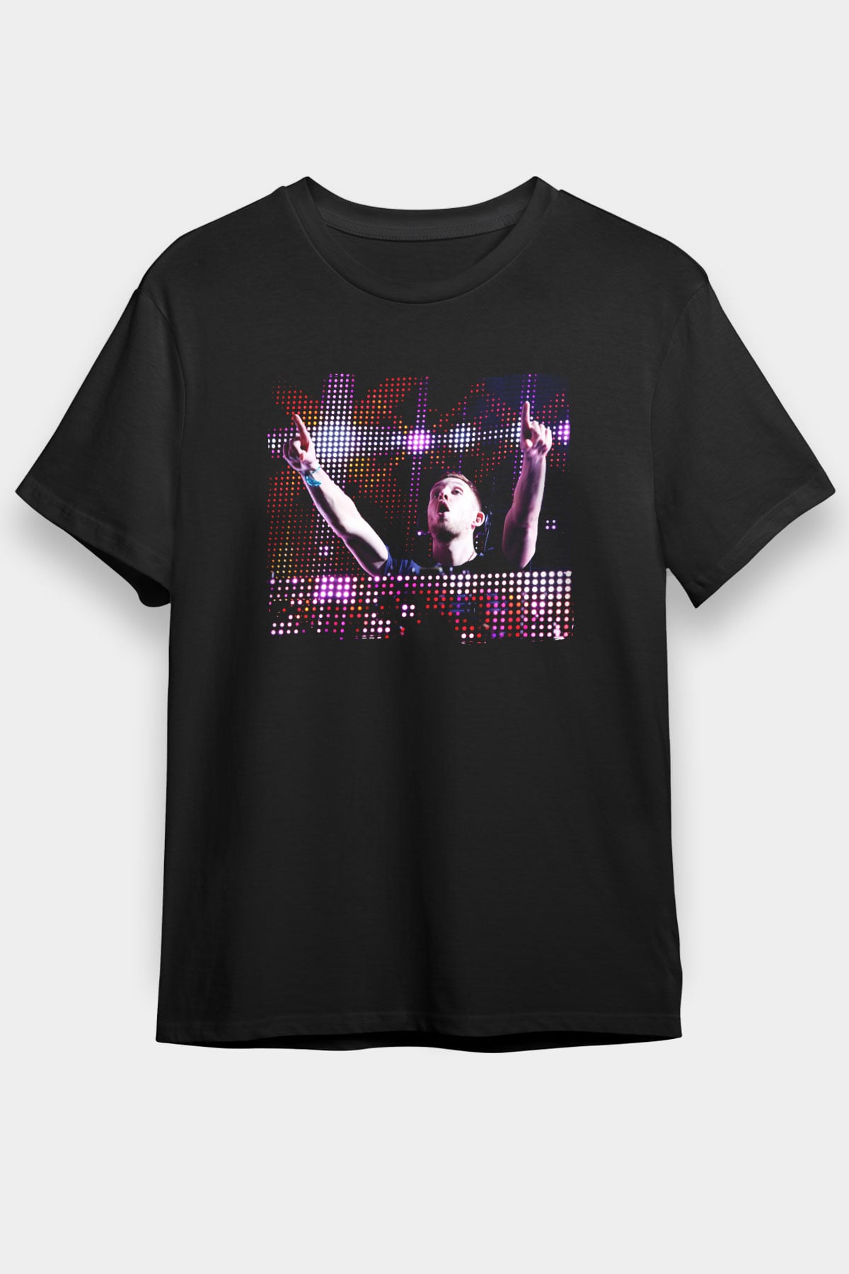 Calvin Harris Siyah Unisex Tişört T-Shirt - TişörtFabrikası