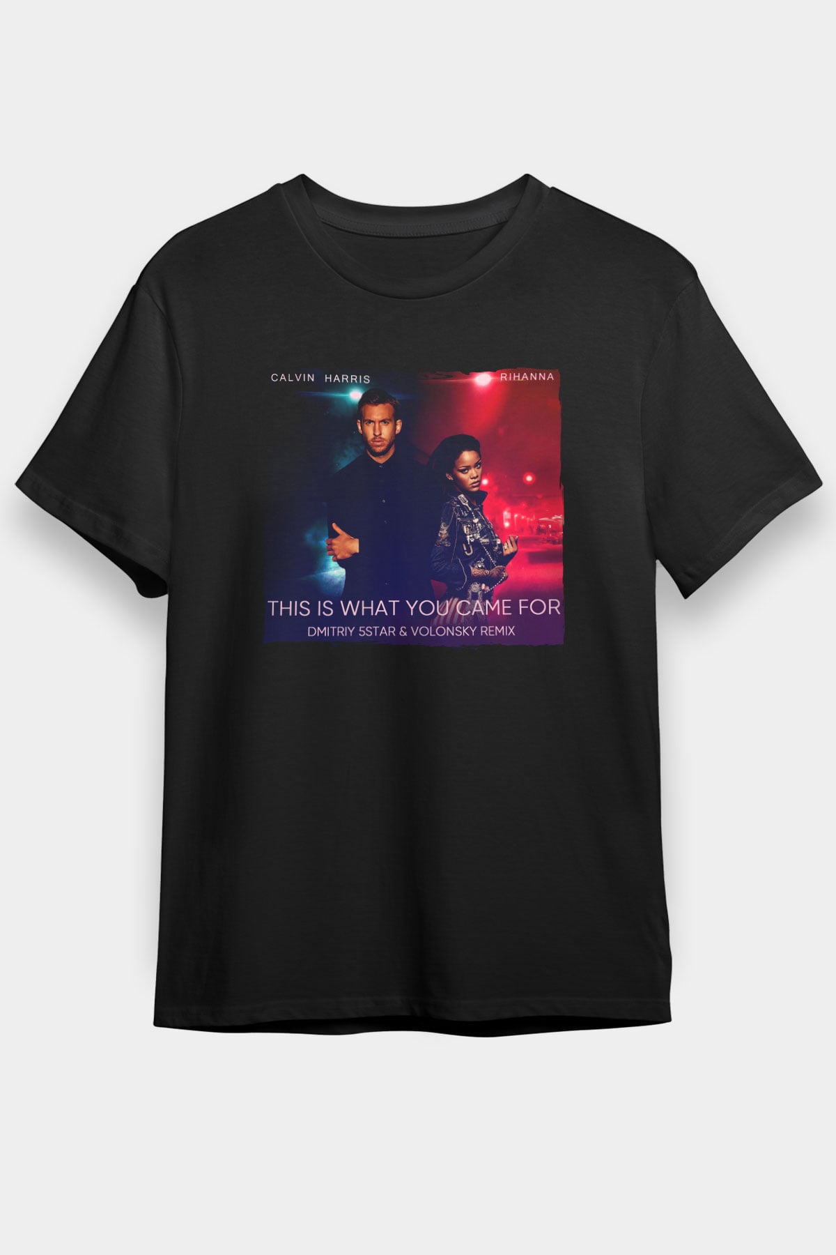 Calvin Harris Siyah Unisex Tişört T-Shirt - TişörtFabrikası