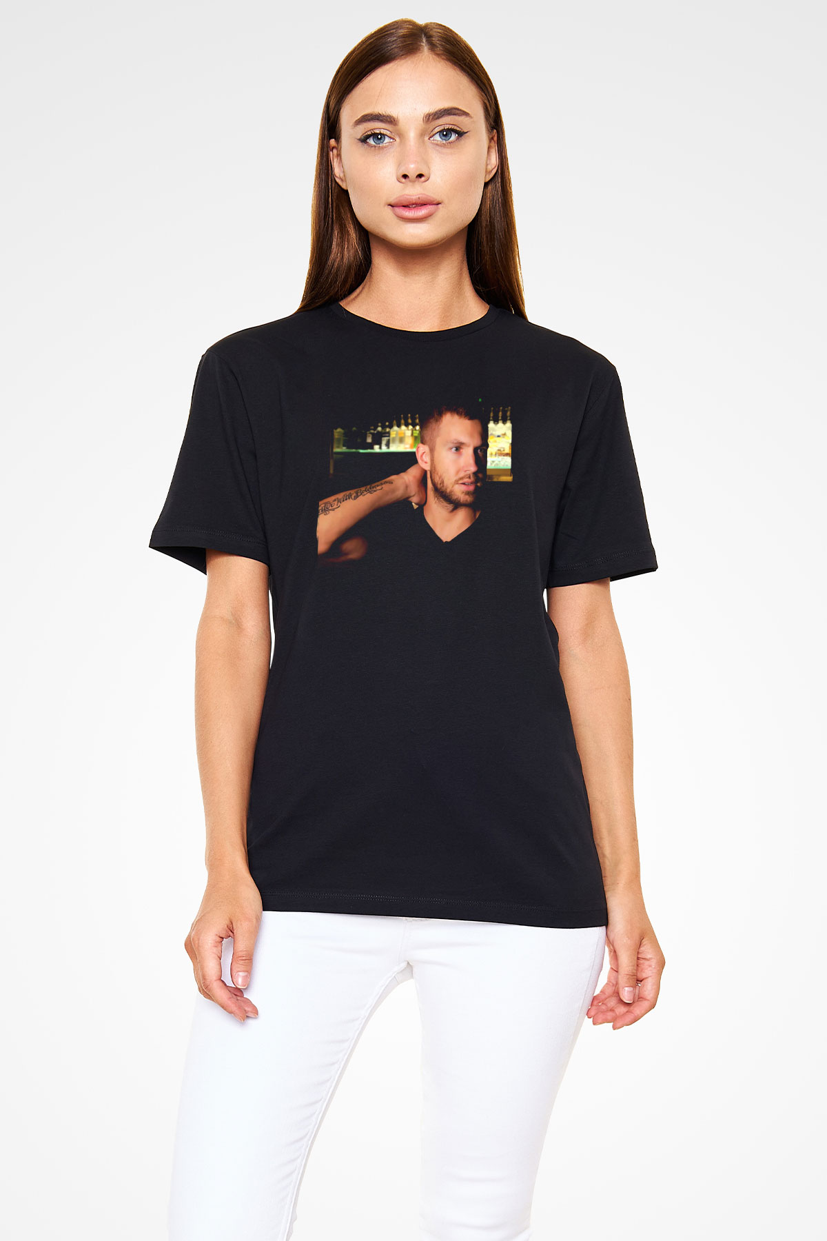 Calvin Harris Siyah Unisex Tişört T-Shirt - TişörtFabrikası