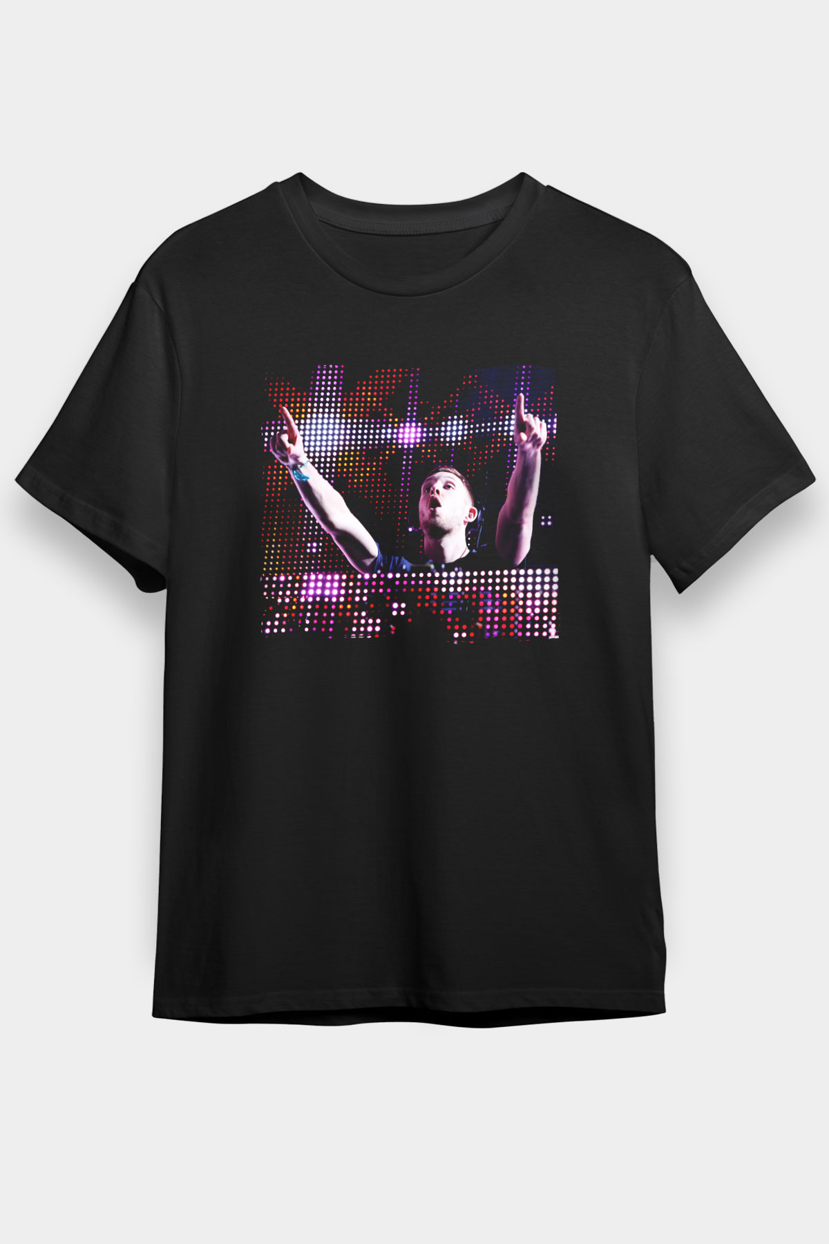 Calvin Harris Siyah Unisex Tişört T-Shirt - TişörtFabrikası
