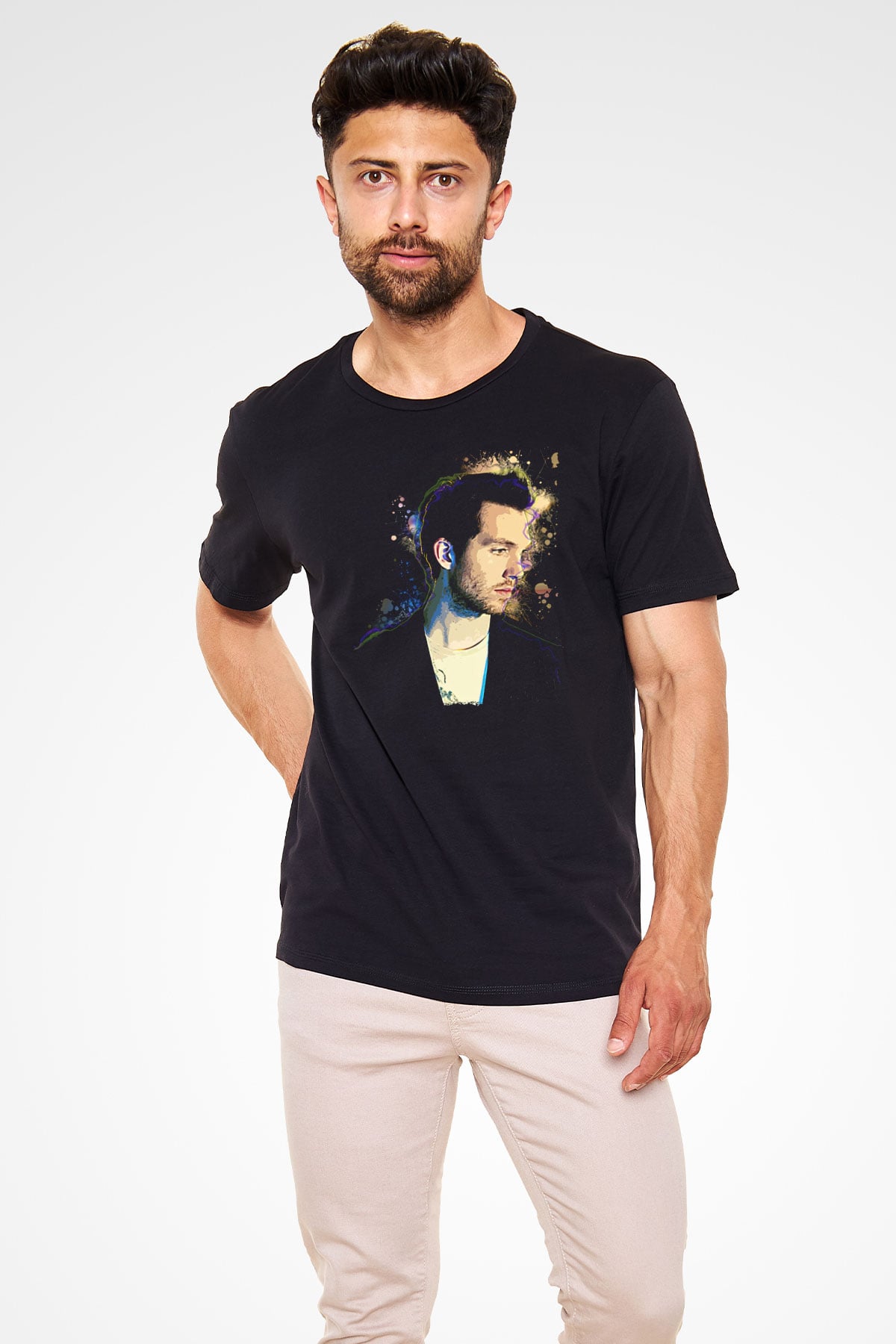 Calvin Harris Siyah Unisex Tişört T-Shirt - TişörtFabrikası