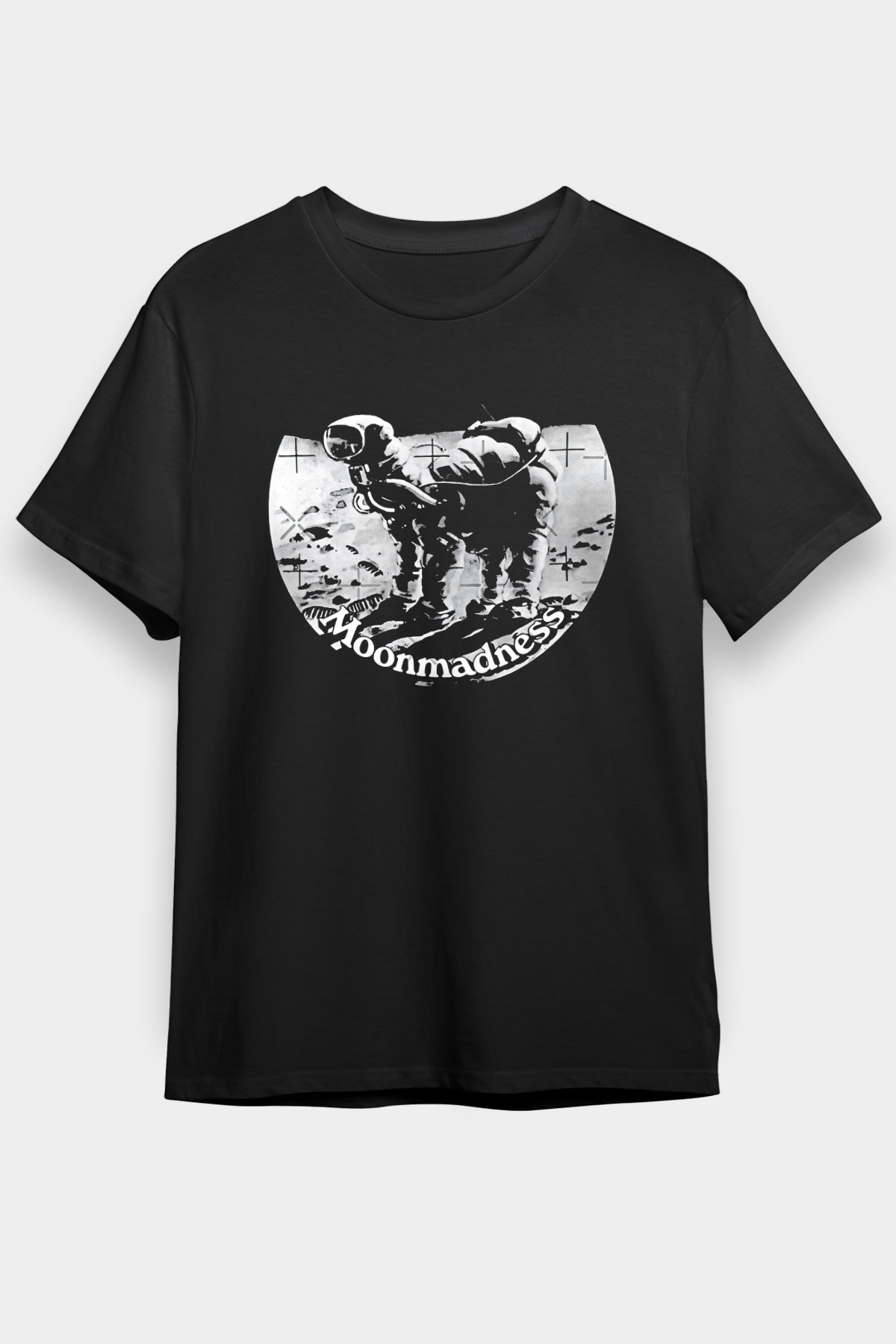 Camel Baskılı Unisex Siyah Tişört - Tshirt