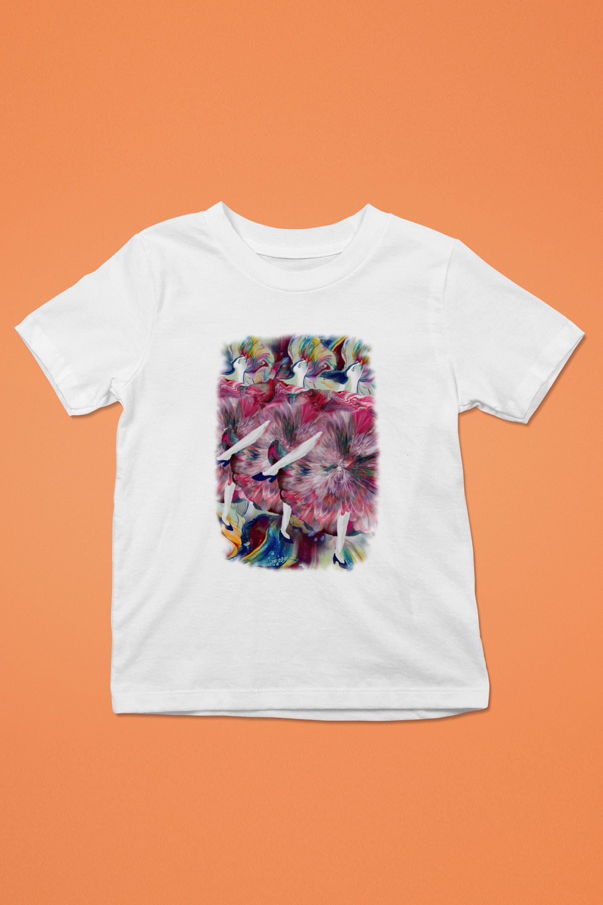 Cancan Beyaz Unisex Çocuk Tişört
