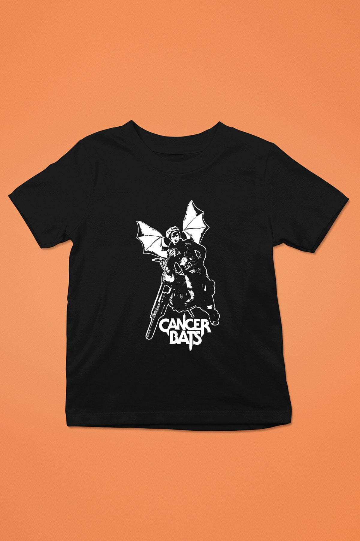 Cancer Bats Baskılı Unisex Siyah Çocuk Tişört