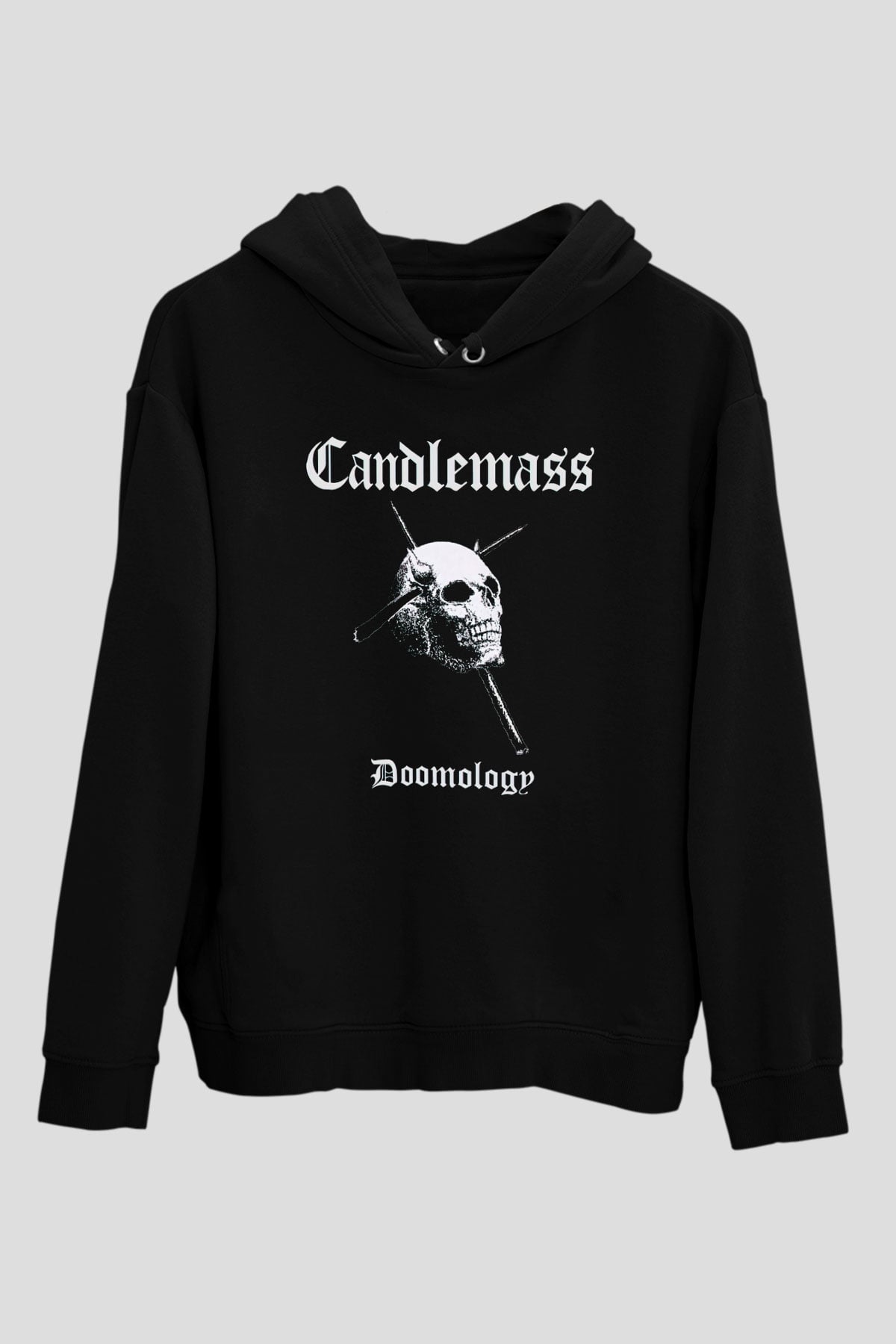 Candlemass Siyah Unisex Kapüşonlu Sweatshirt