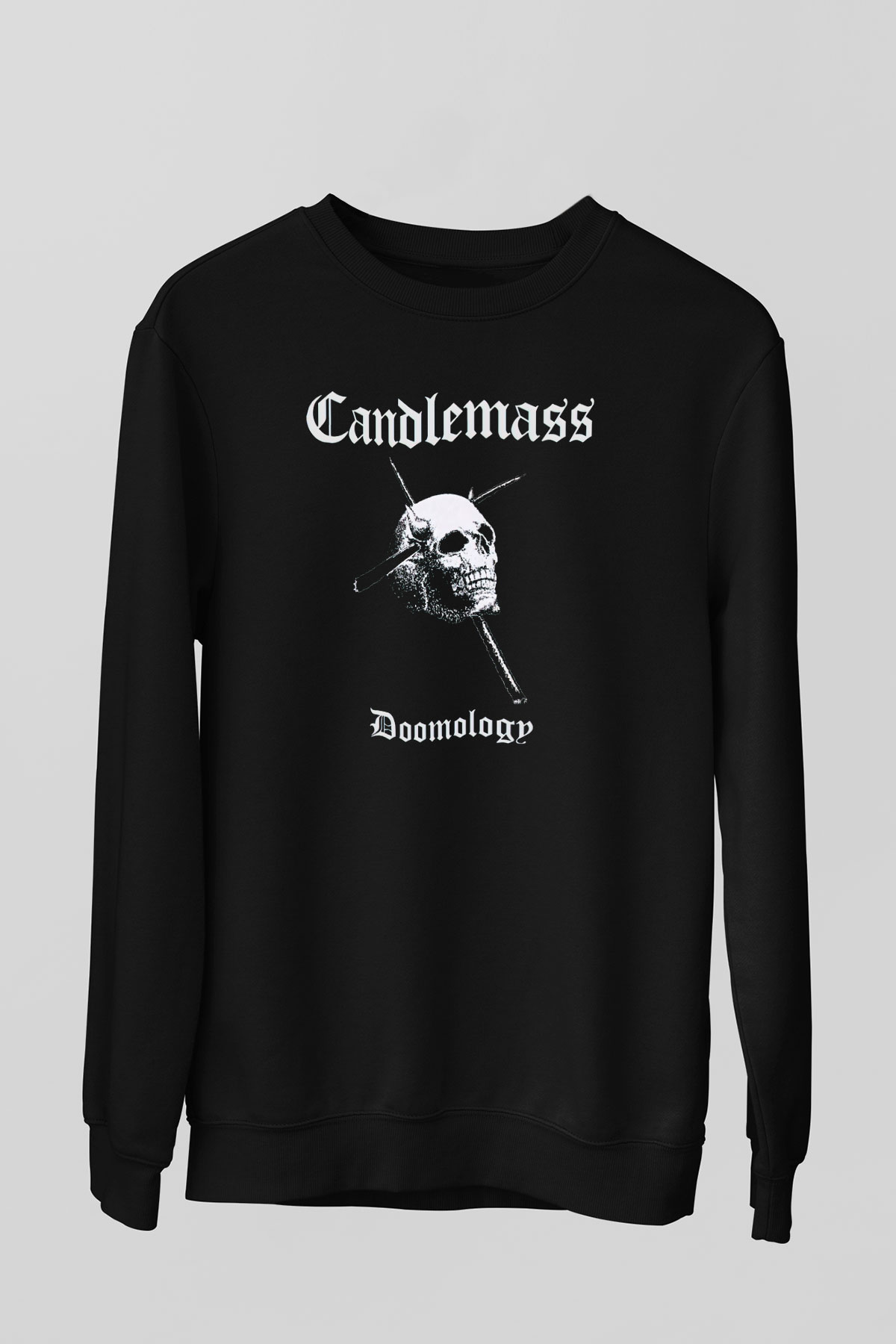 Candlemass Siyah Unisex Sweatshirt