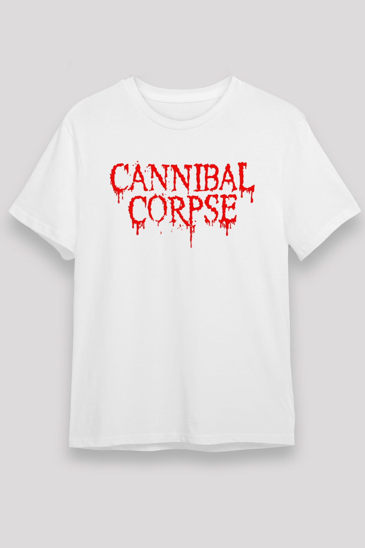 Cannibal Corpse Beyaz Unisex Tişört T-Shirt - TişörtFabrikası